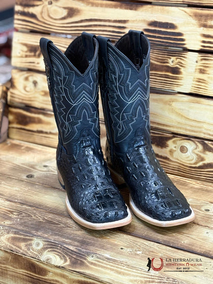 BOTA ROCKEM CLON NUCA NEGRA PUNTA CUADRADA