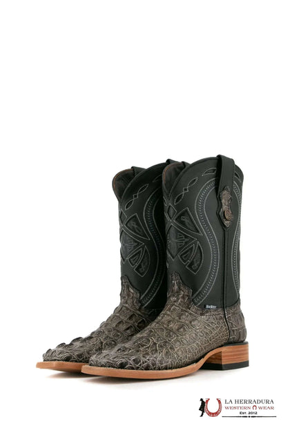 BOTA ROCKEM CLON NUCA GRIS NATURAL PUNTA CUADRADA