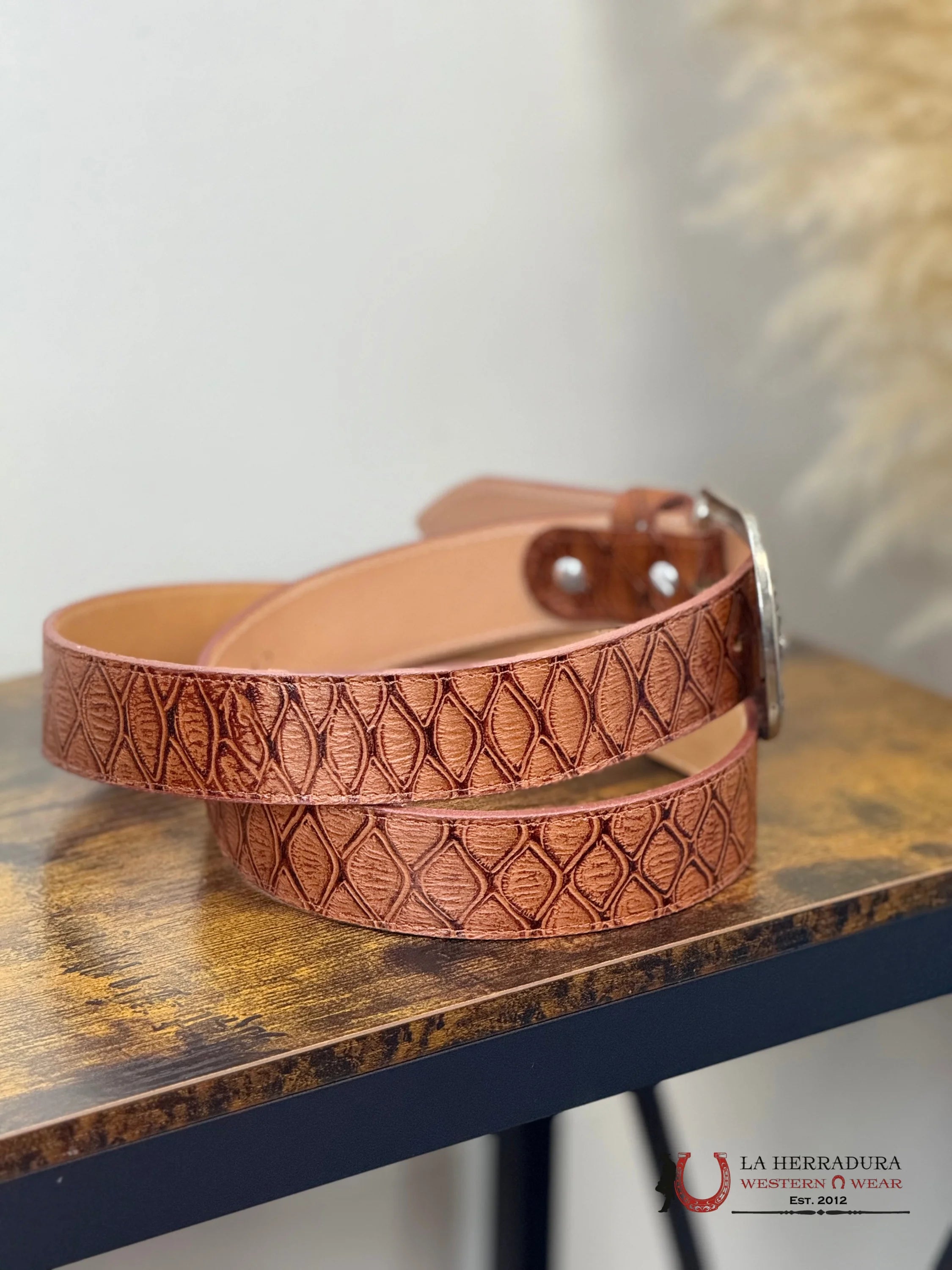 ROCKEM COGÑAC ANT EATER MEN BELT CINTURONES HOMBRES