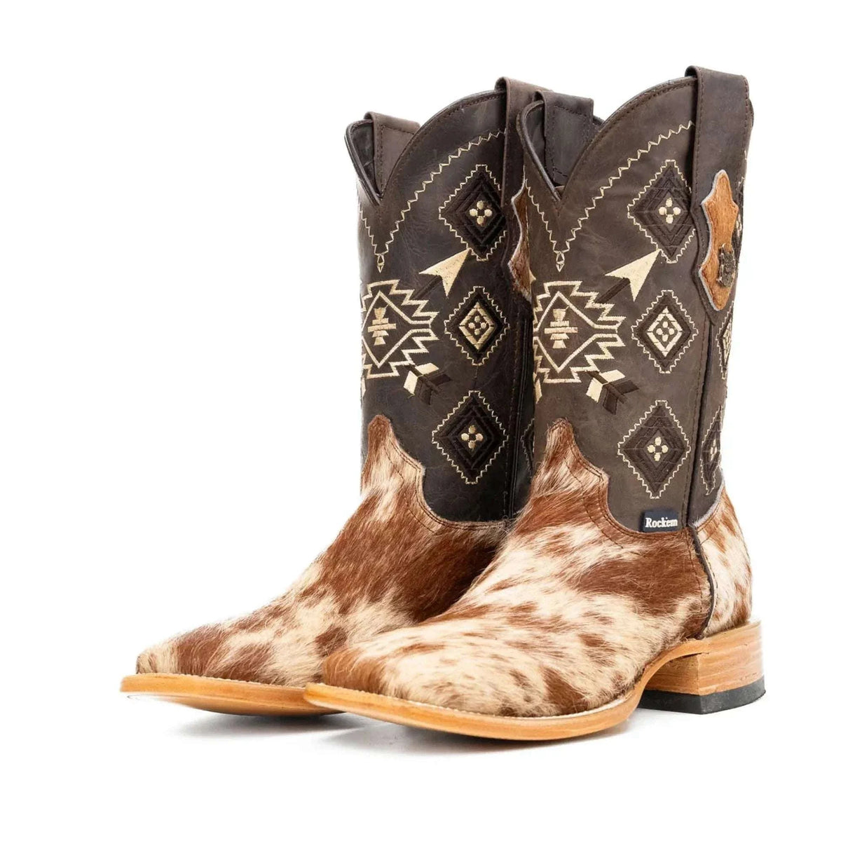 rockem-cowhide-brown-and-white  display picture 2