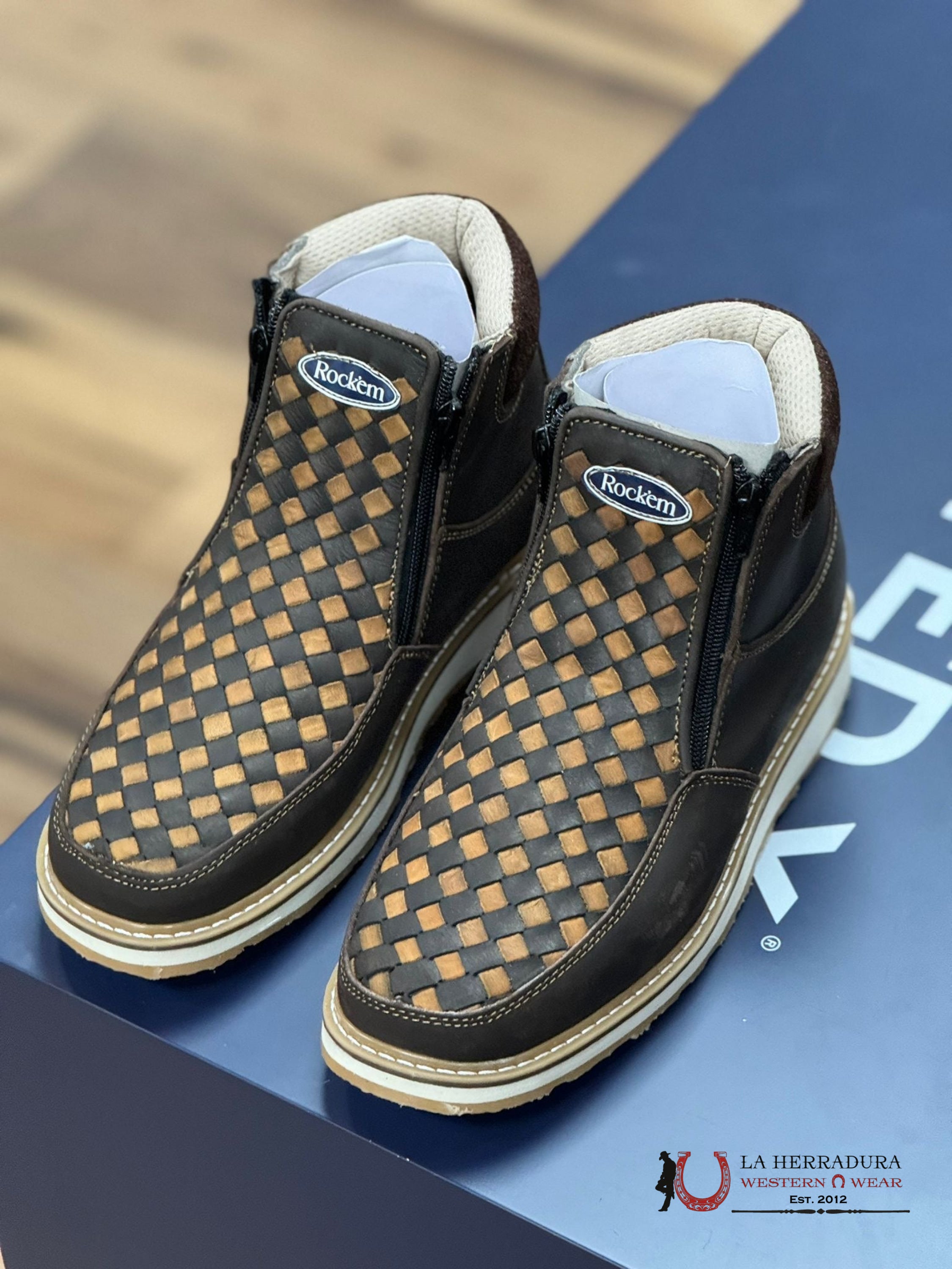 Rock’em Brown Crazy Serbia Casual Shoes Zapatos Hombres