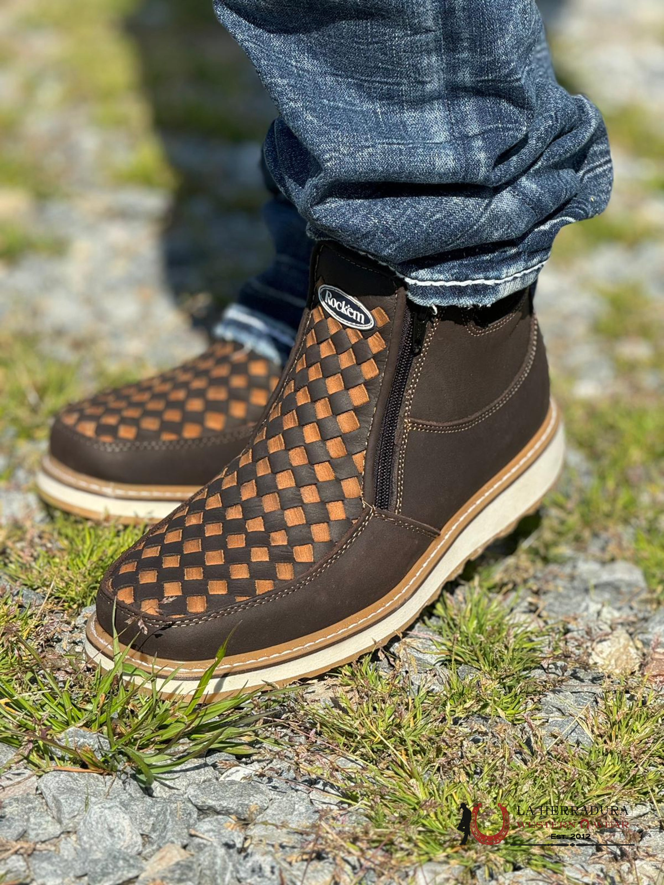 Rock’em Brown Crazy Serbia Casual Shoes Zapatos Hombres