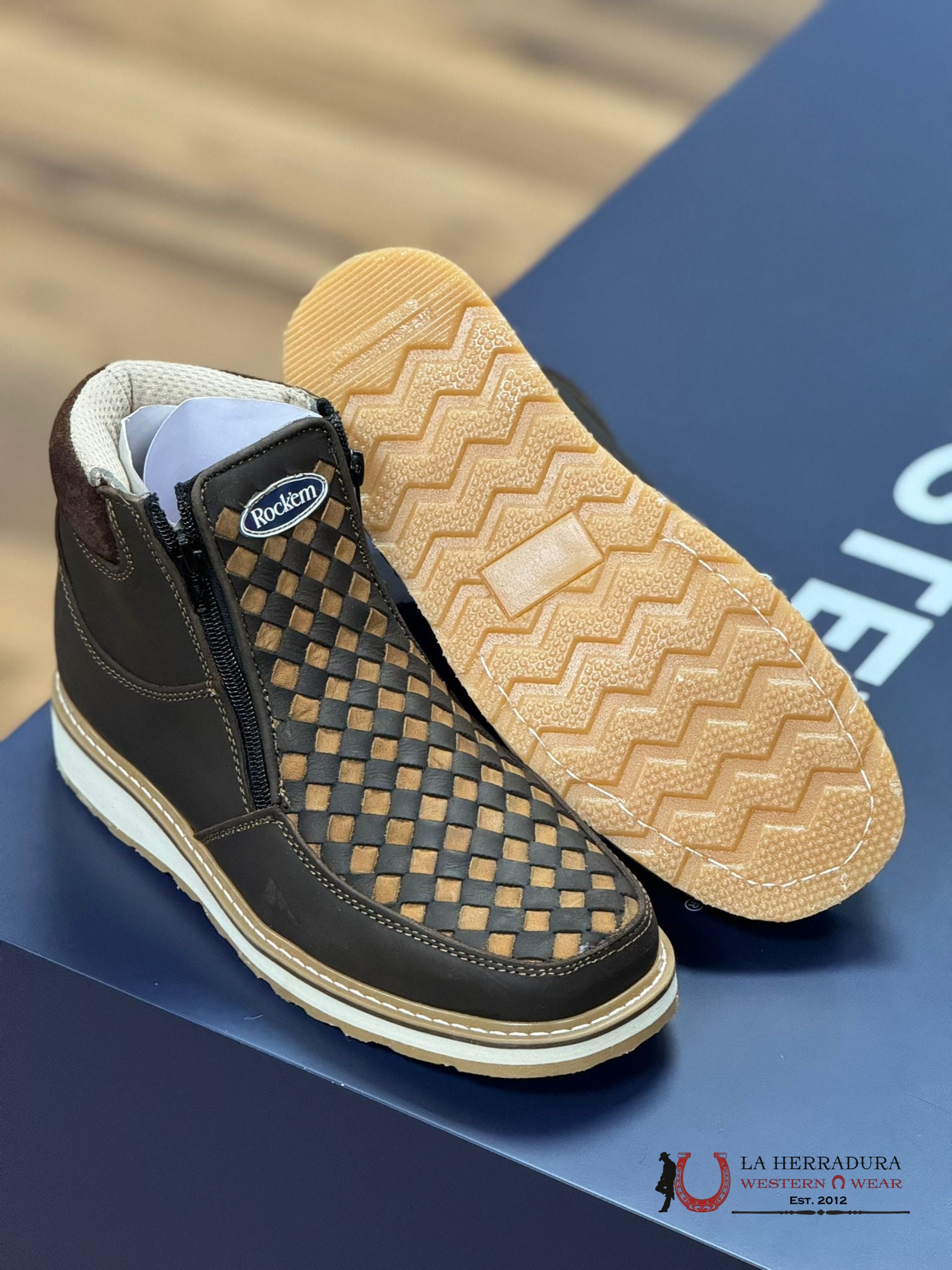 Rock’em Brown Crazy Serbia Casual Shoes Zapatos Hombres