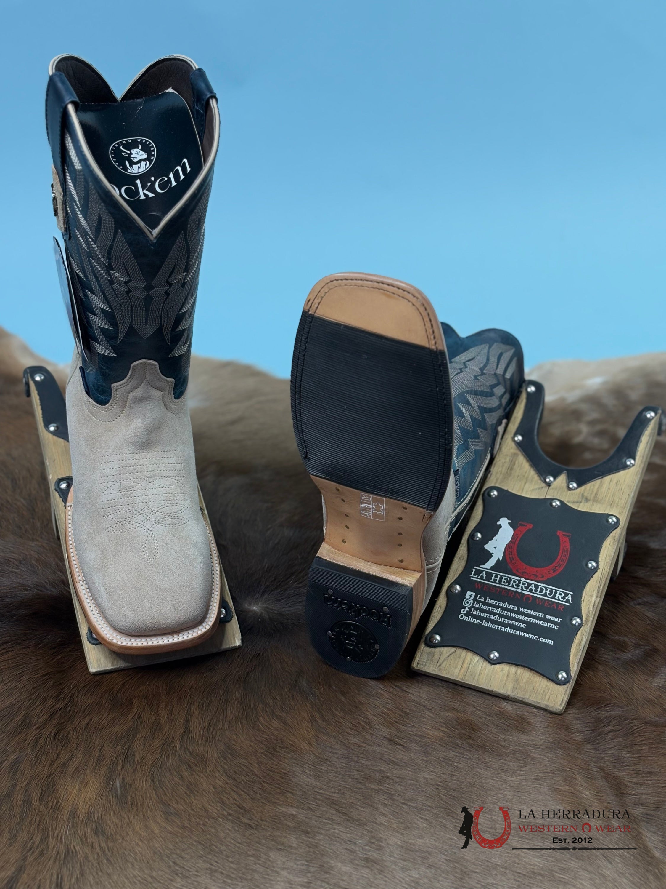 Men’s Rock’em Alpez Gamuza Arena Botas Hombres