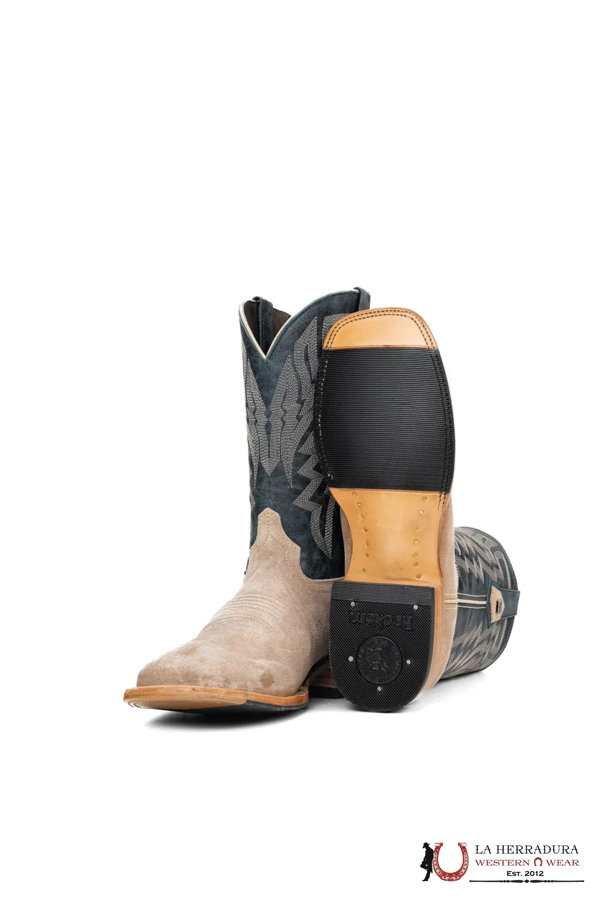 ROCKEM EST. ALPEZ SAND SWADE SQ. TOE BOOT BOTAS HOMBRES