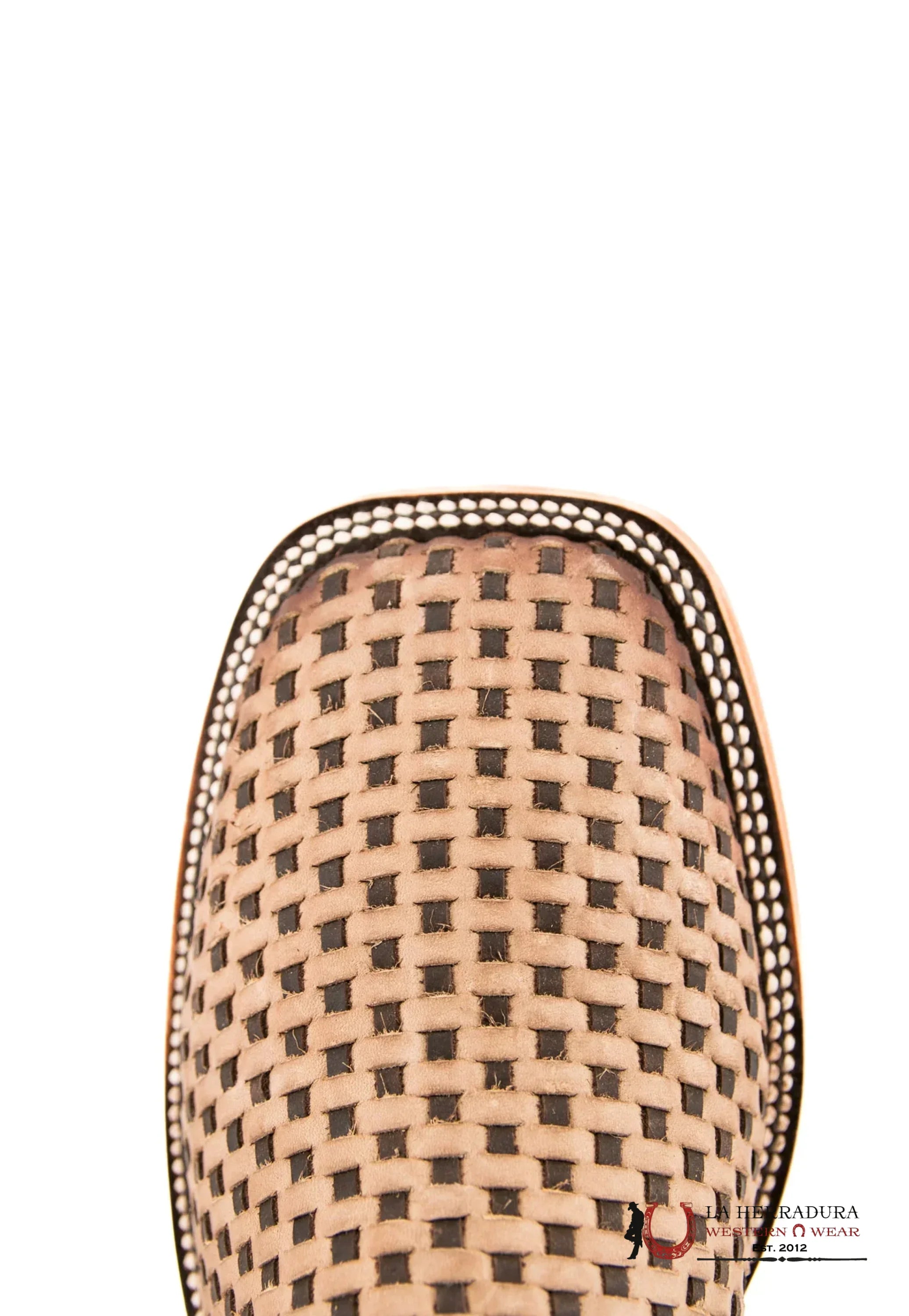 ROCKEM EST. FRANCIA CRAZY TOBACCO/CHOCO SQ. TOE BOOT BOTAS HOMBRES