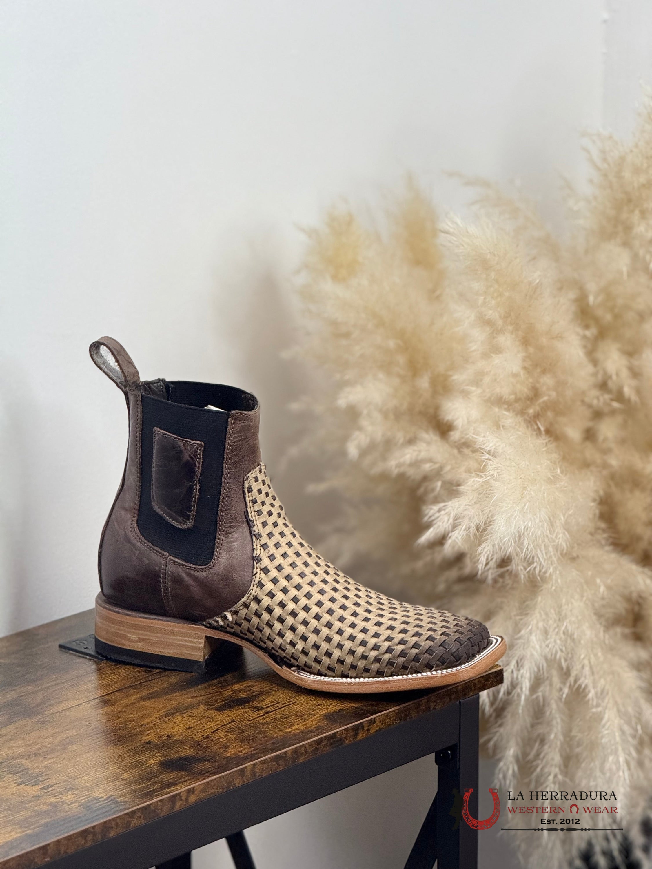 ROCK’EM SHORT BOOT FRANCIA CRAZY TOBACCO / CHOCO SQ. TOE BOTAS HOMBRES