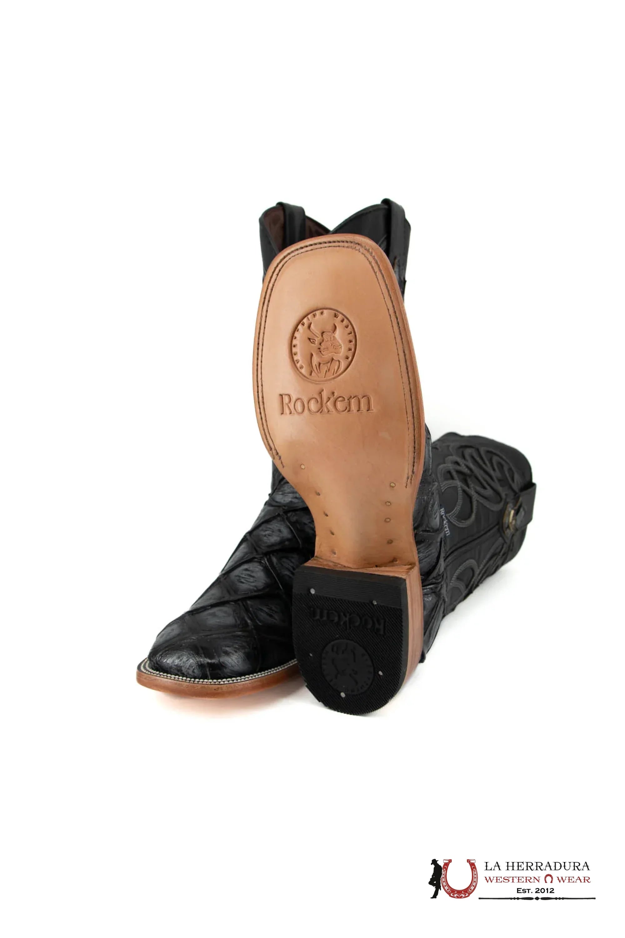 Mens Imit Pez Pirarucu Mar Y Tierra Gris Boot Botas Hombres