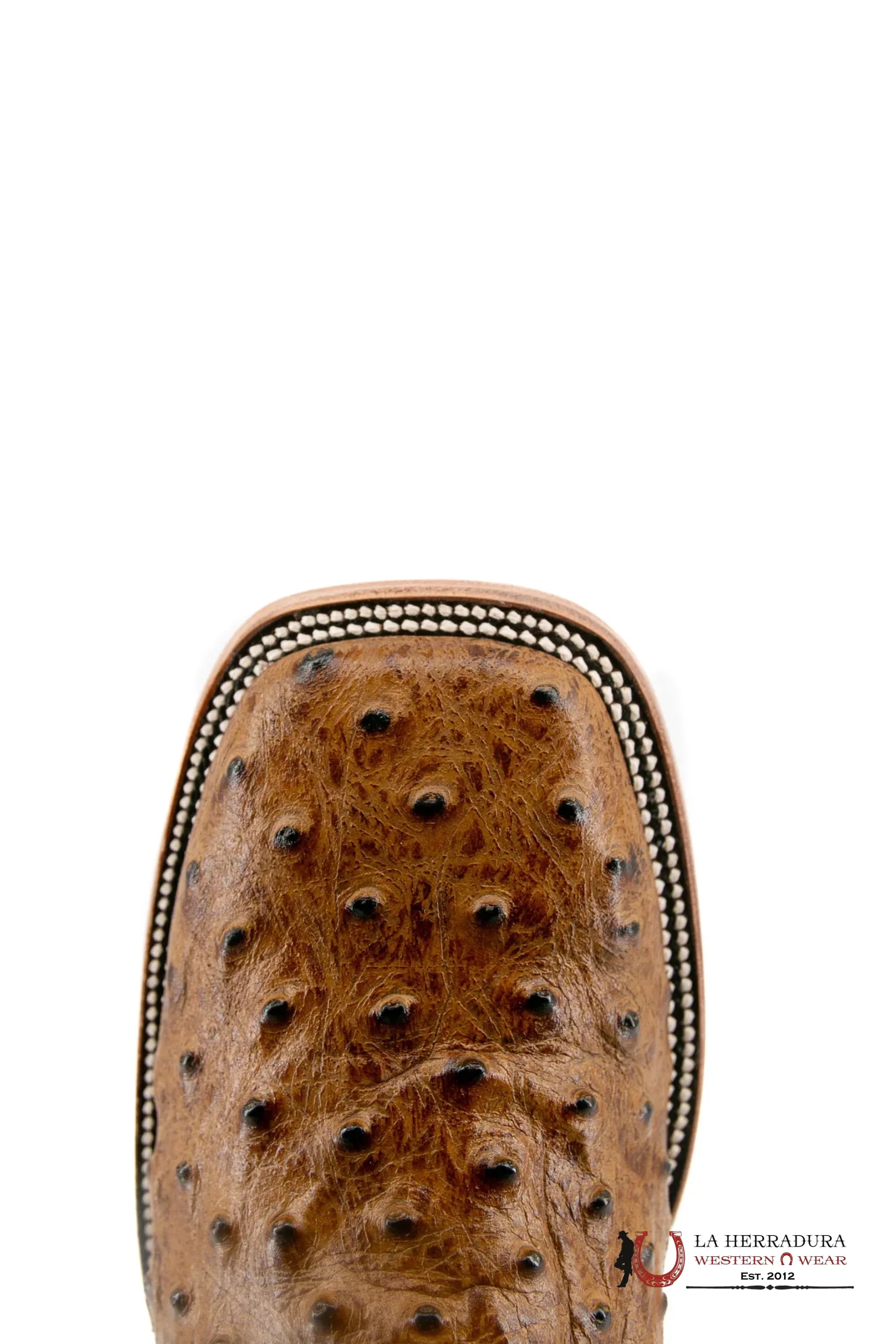 ROCKEM IMIT RANCH HONEY OSTRICH SQ. TOE BOOT BOTAS HOMBRES