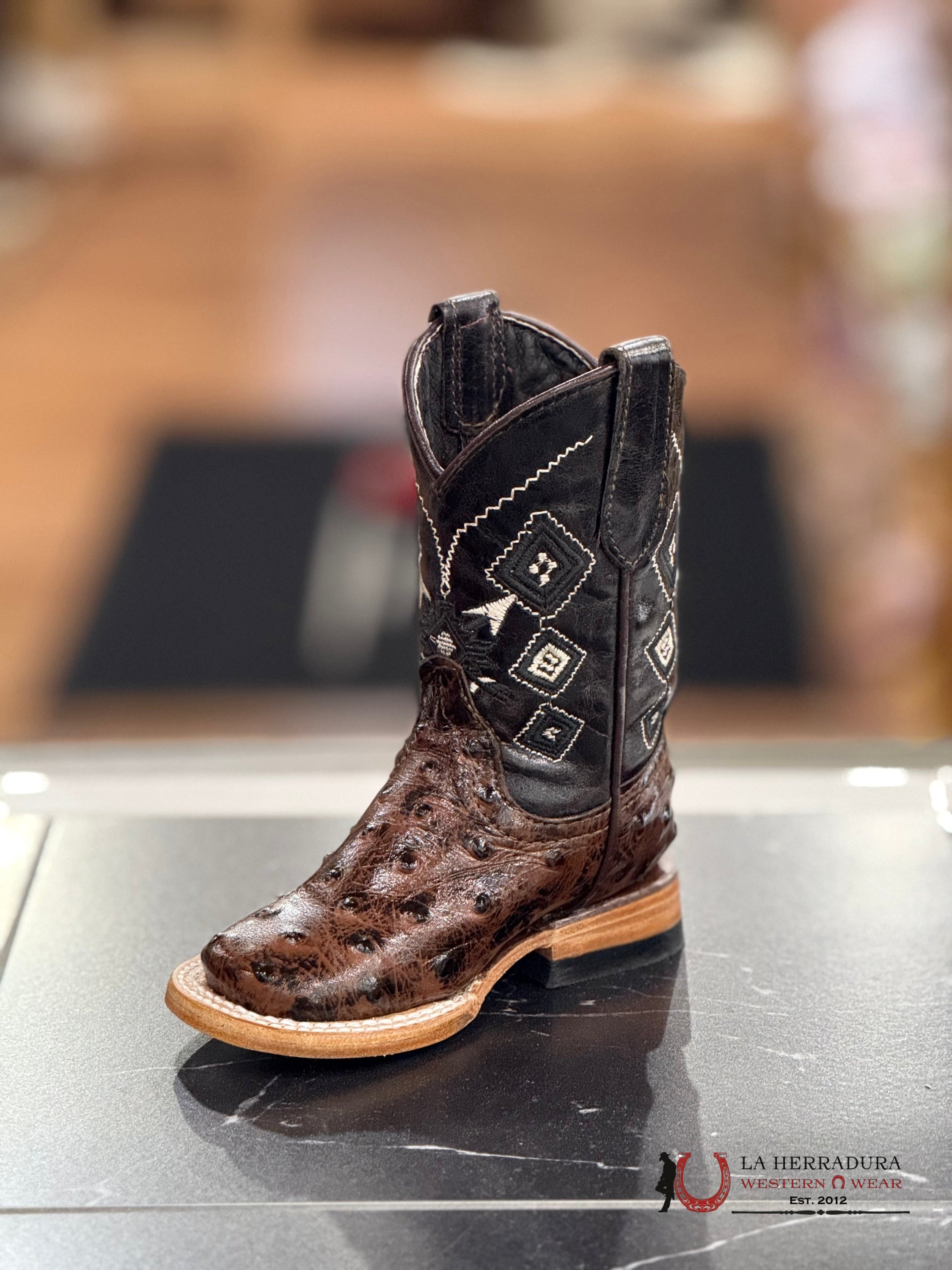 ROCKEM KIDS BROWN OSTRICH AZTEC TUBE NIÑOS