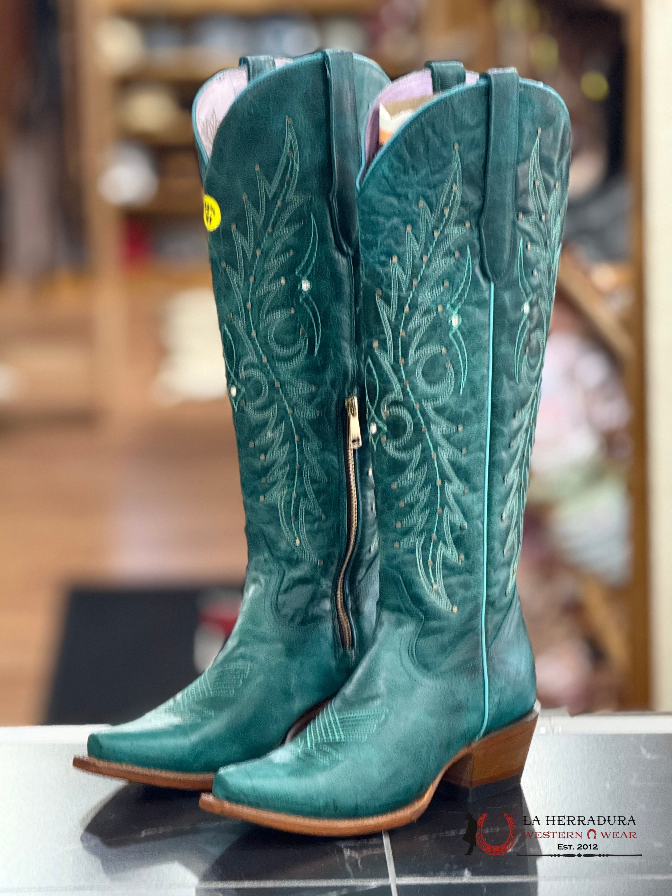 ROCK’EM MONNET TURQUESA PAULINA TALL BOOT BOTAS MUJERES