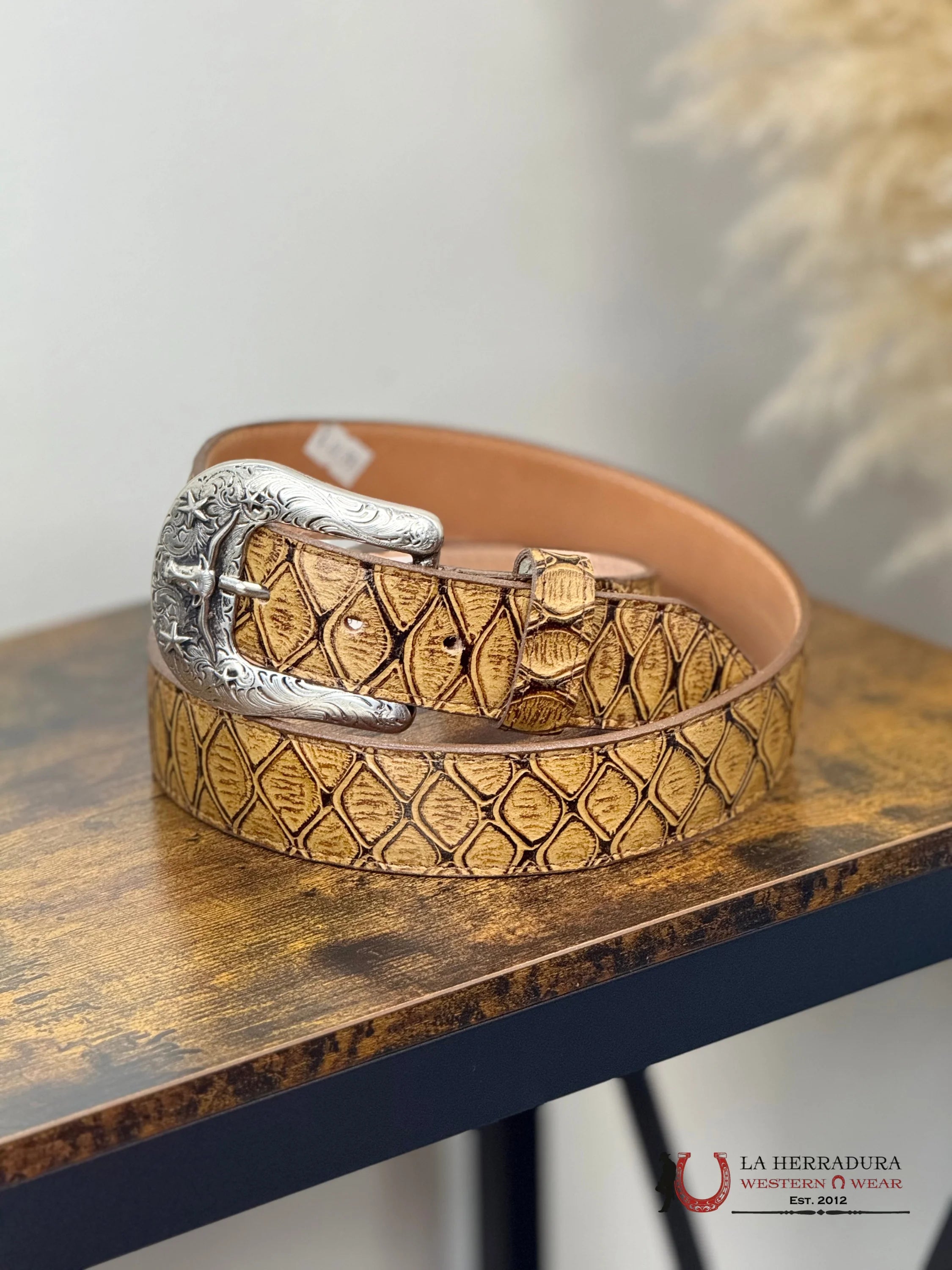 ROCKEM TAN ANT EATER MEN BELT CINTURONES HOMBRES