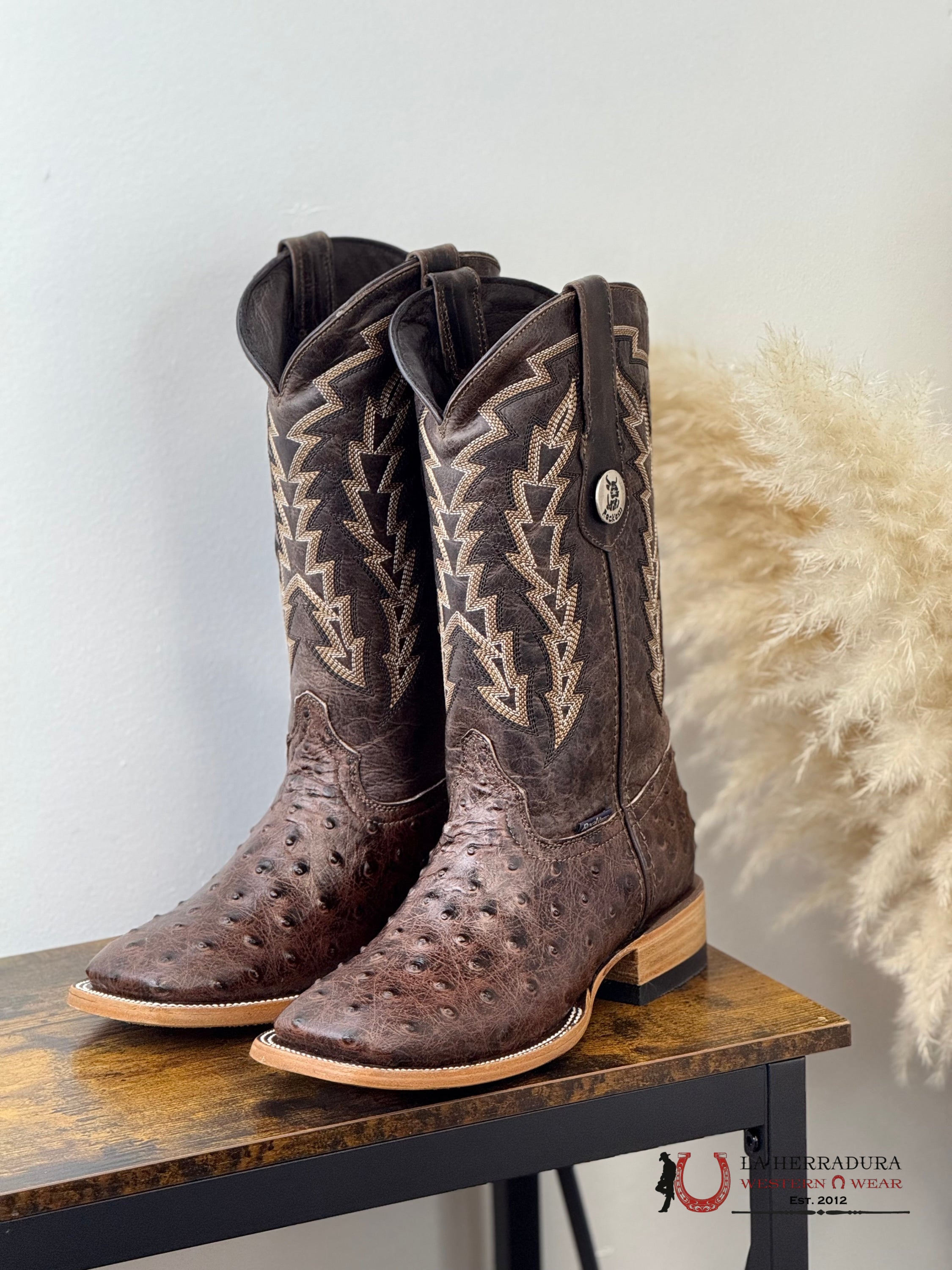 ROCKEM YOUTH IMIT. RANCH OSTRICH 8 YOUTH / BROWN NIÑOS