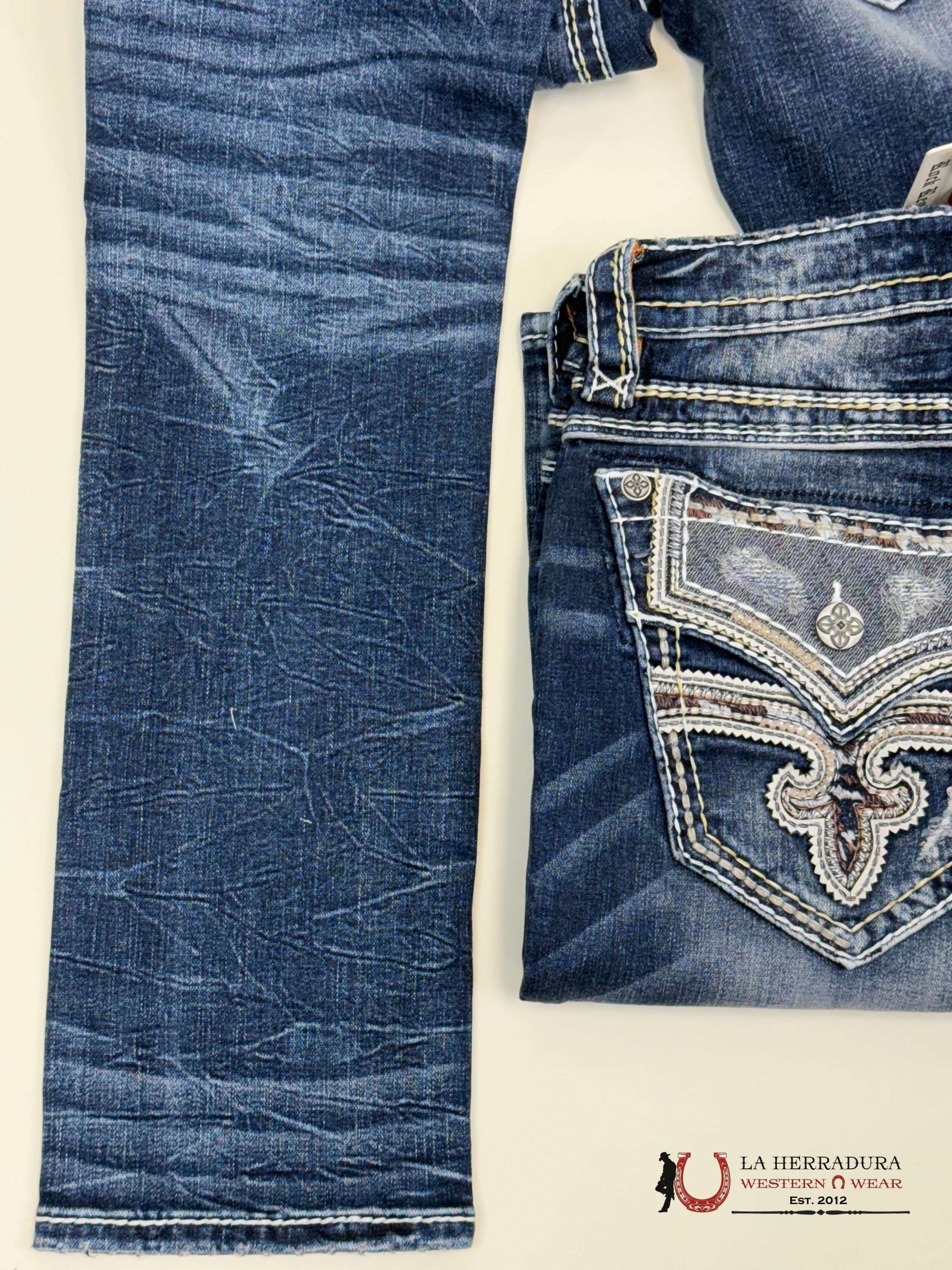 Rockrevival Jared Straight Jeans Ropa Hombres