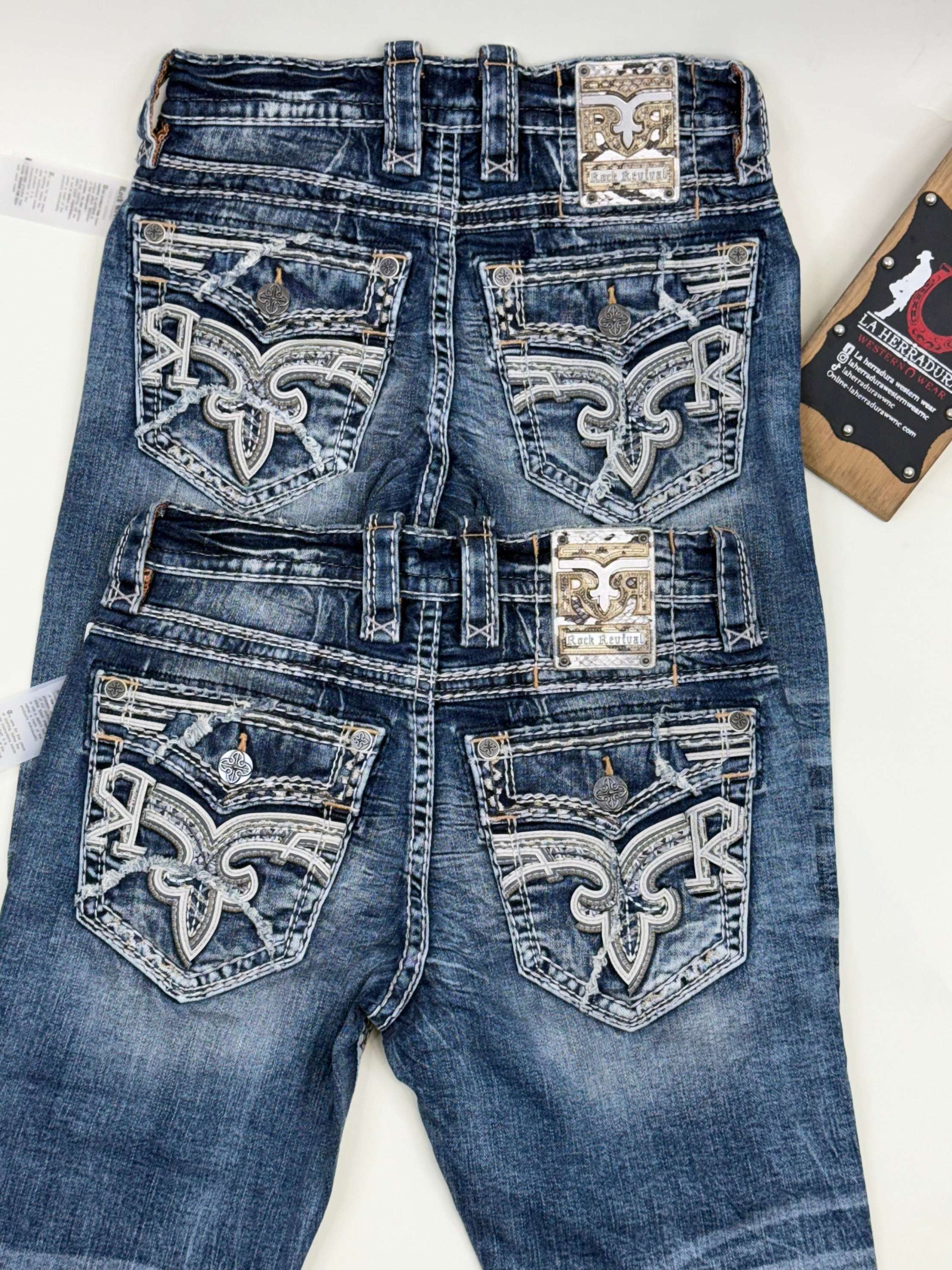 Rockrevival Mattie Straight Jeans Ropa Hombres