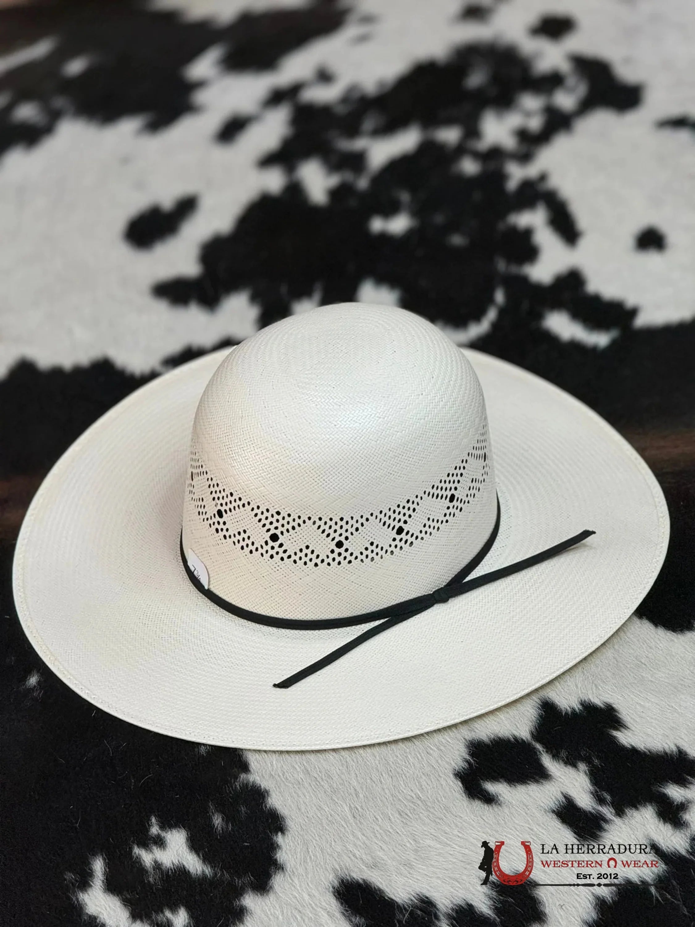 RODEO KING 07 OPEN CROWN STRAW HAT PRIME TIME 25X TEJANA