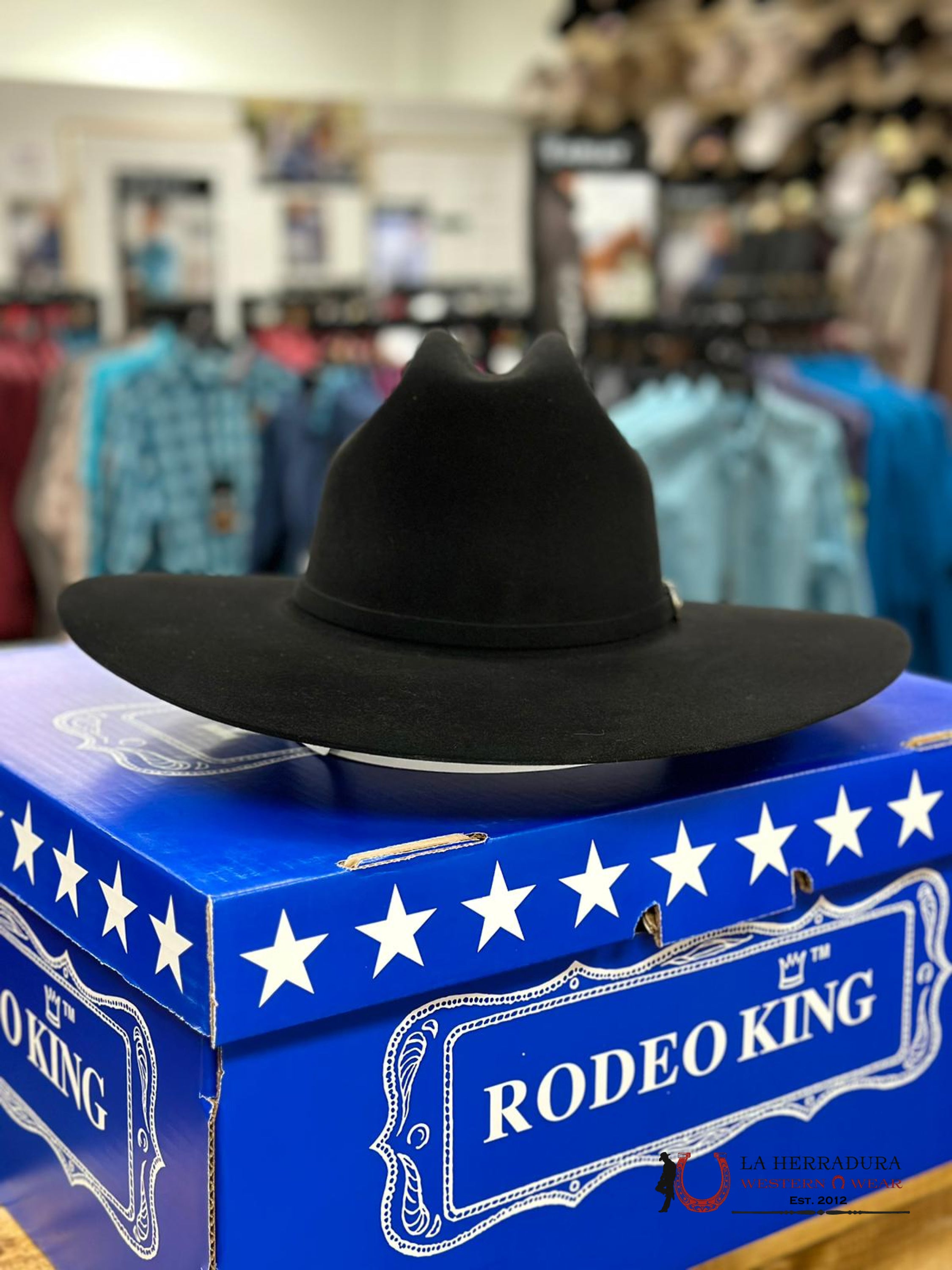 Rodeo King 1000X Black Top Hand Tejana