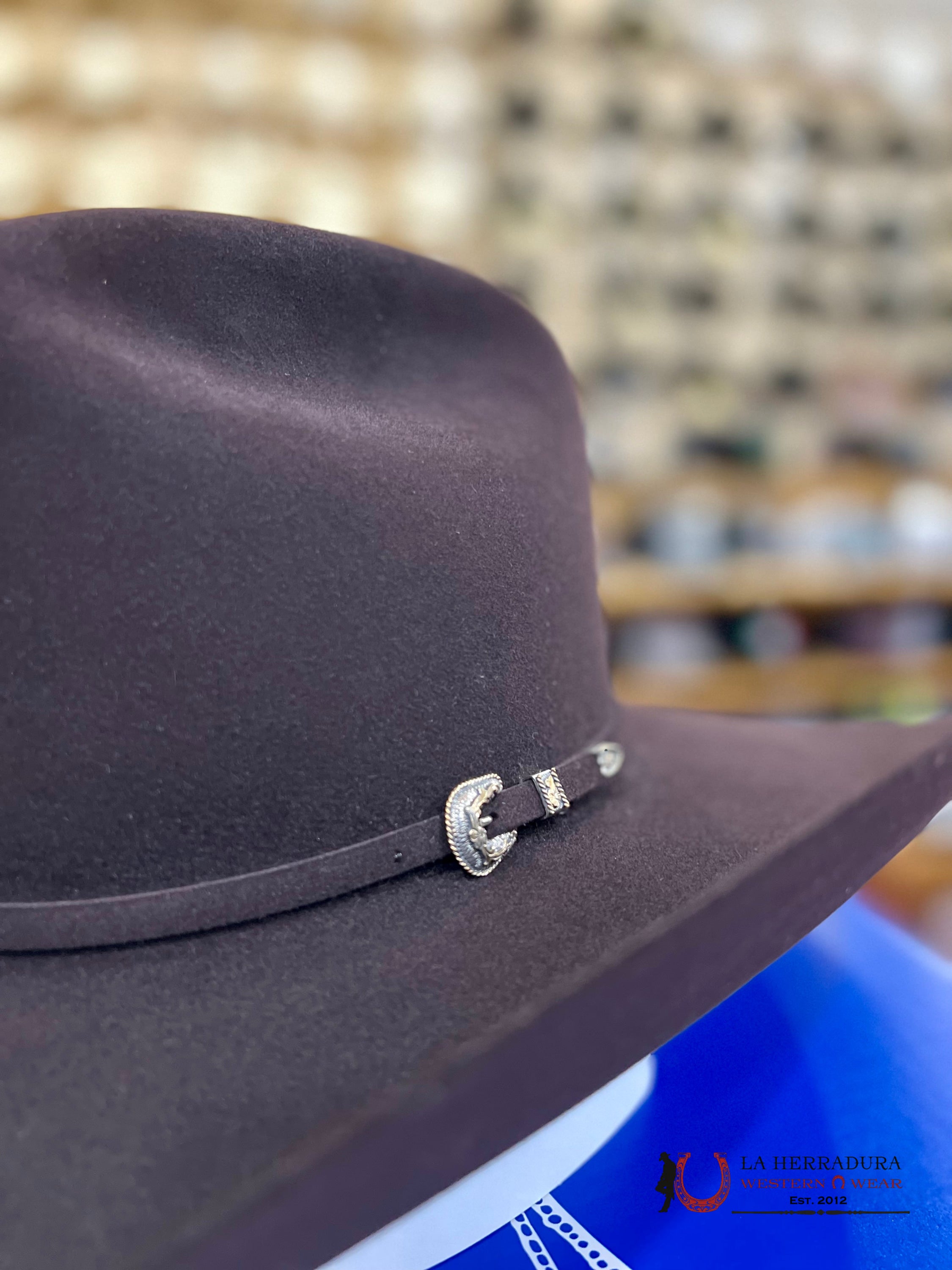 Rodeo King 100X Black Cherry Top Hand Tejana