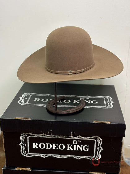 Rodeo King 10X Tan Belly Open Crown