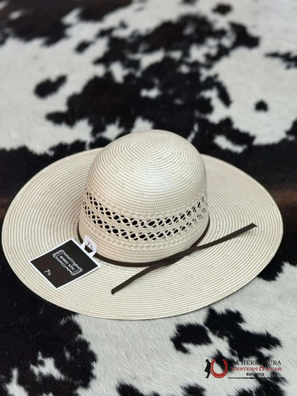 RODEO KING #32 OPEN CROWN STRAW HAT PRIME  25X...