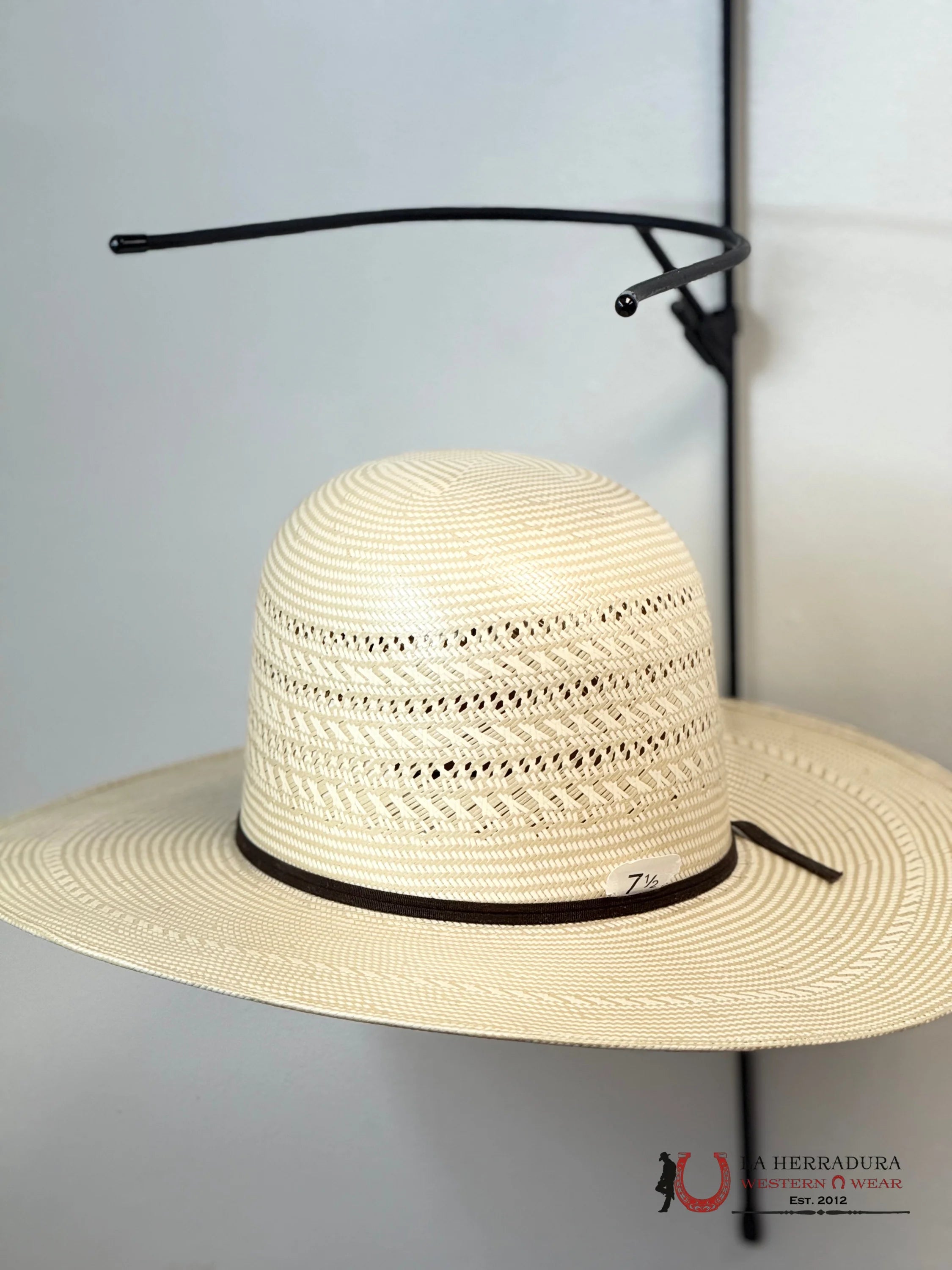 RODEO KING #42 OPEN CROWN STRAW HAT PRIME 25X... TEJANA