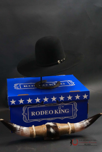 Rodeo King 60x Black Open Crown