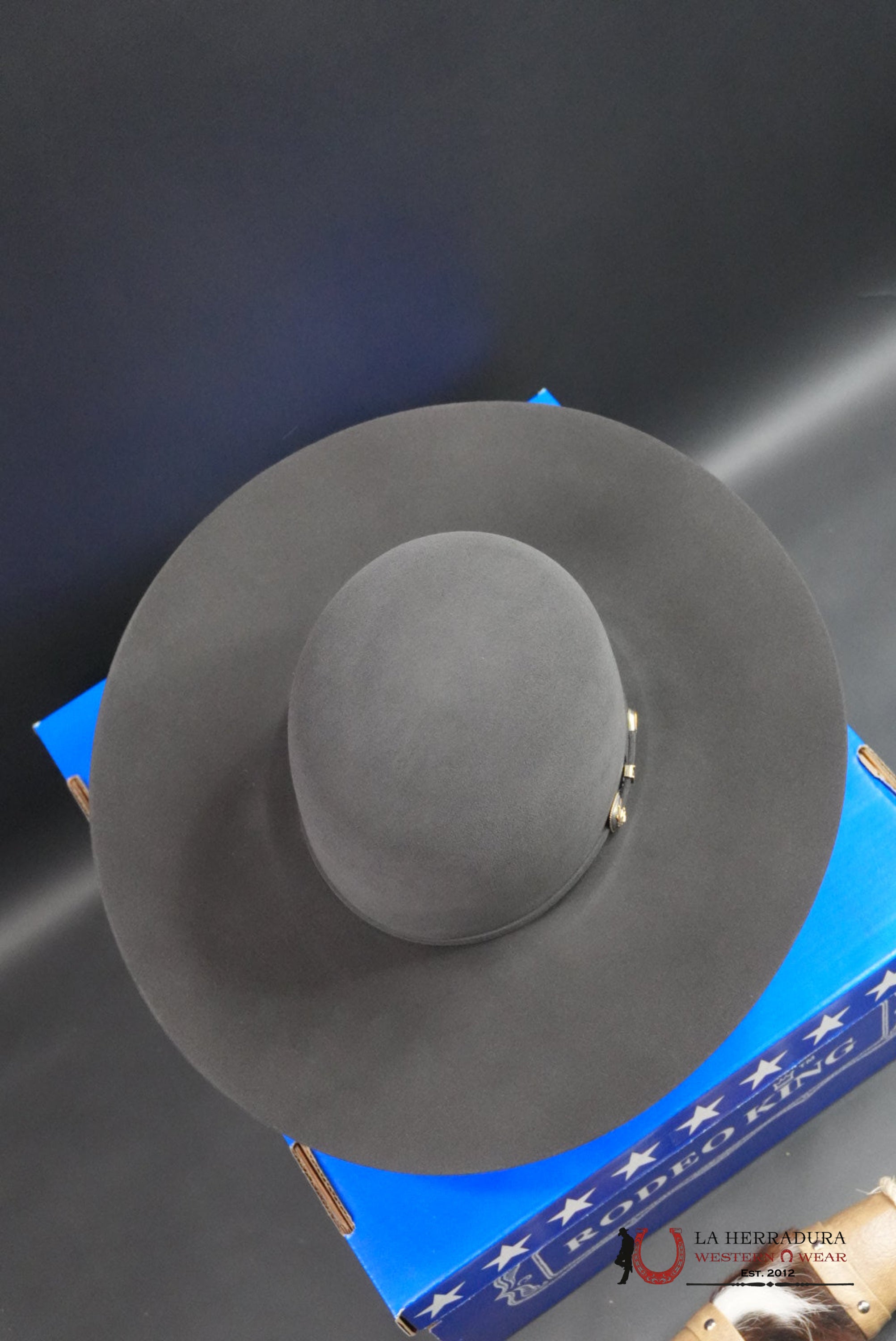 Rodeo King 60x Charcoal Open Crown TEJANA