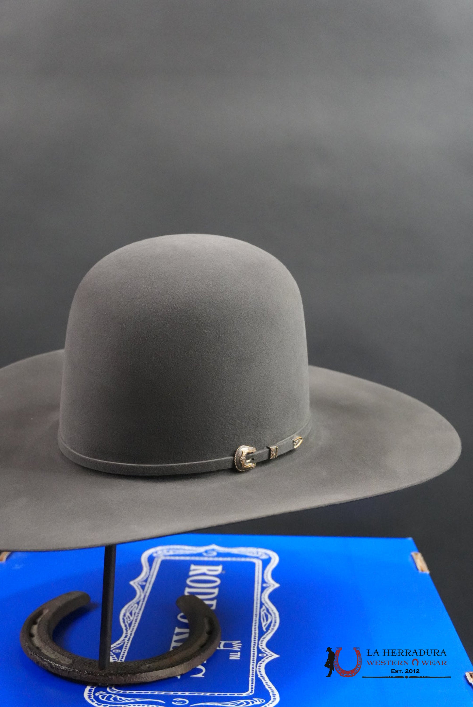 Rodeo King 60x Charcoal Open Crown TEJANA