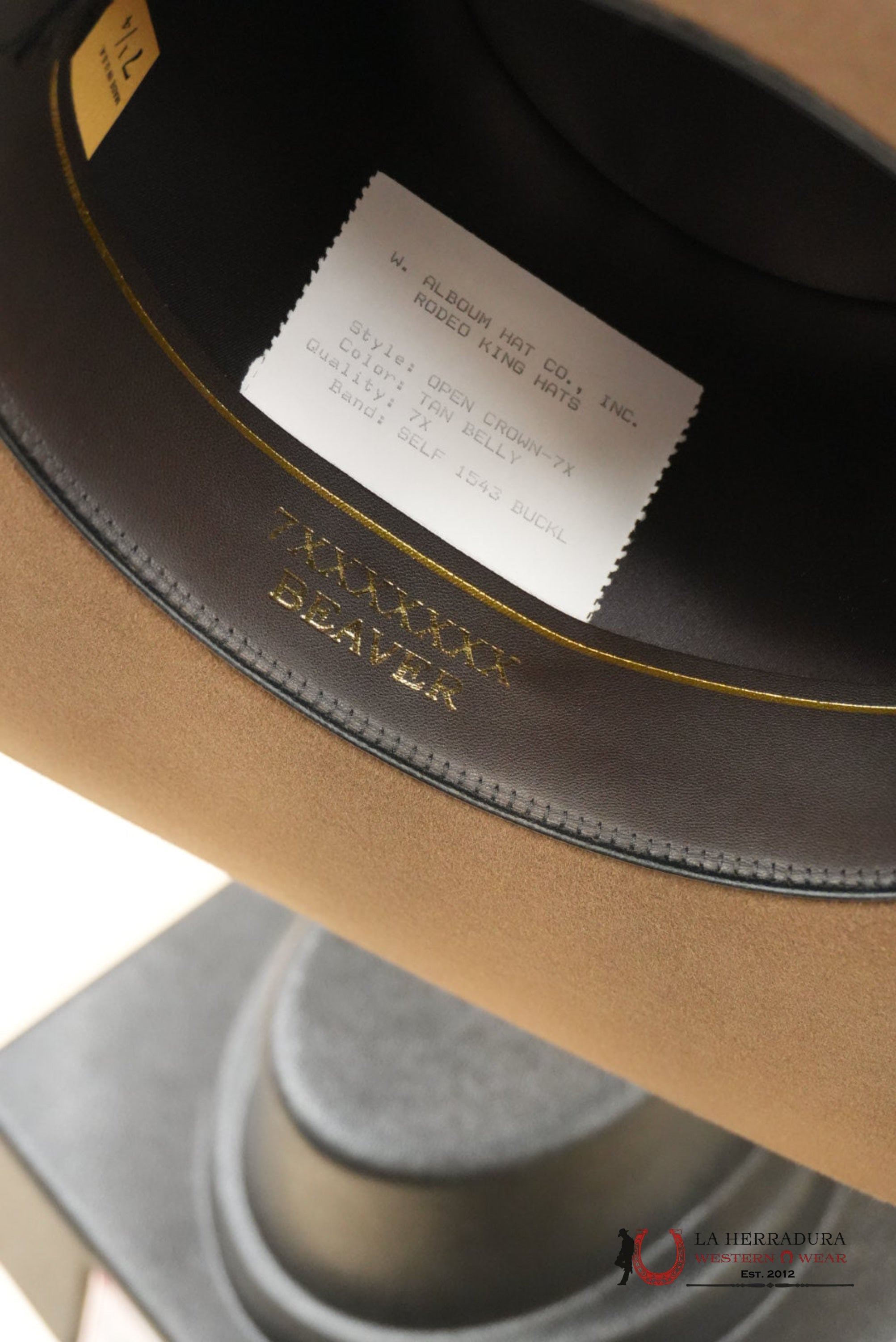 Rodeo King 7x Tan Belly TEJANA