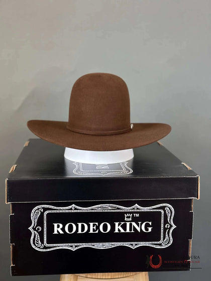 SOMBRERO COWBOY RODEO KING 10X TAN ESTILO VIENTRE MINNICK