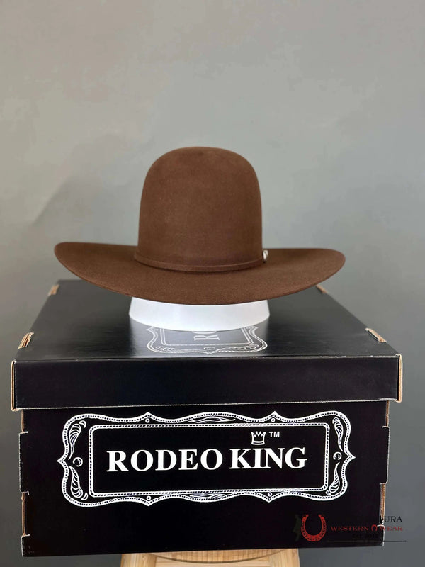 SOMBRERO COWBOY RODEO KING 10X TAN ESTILO VIENTRE MINNICK