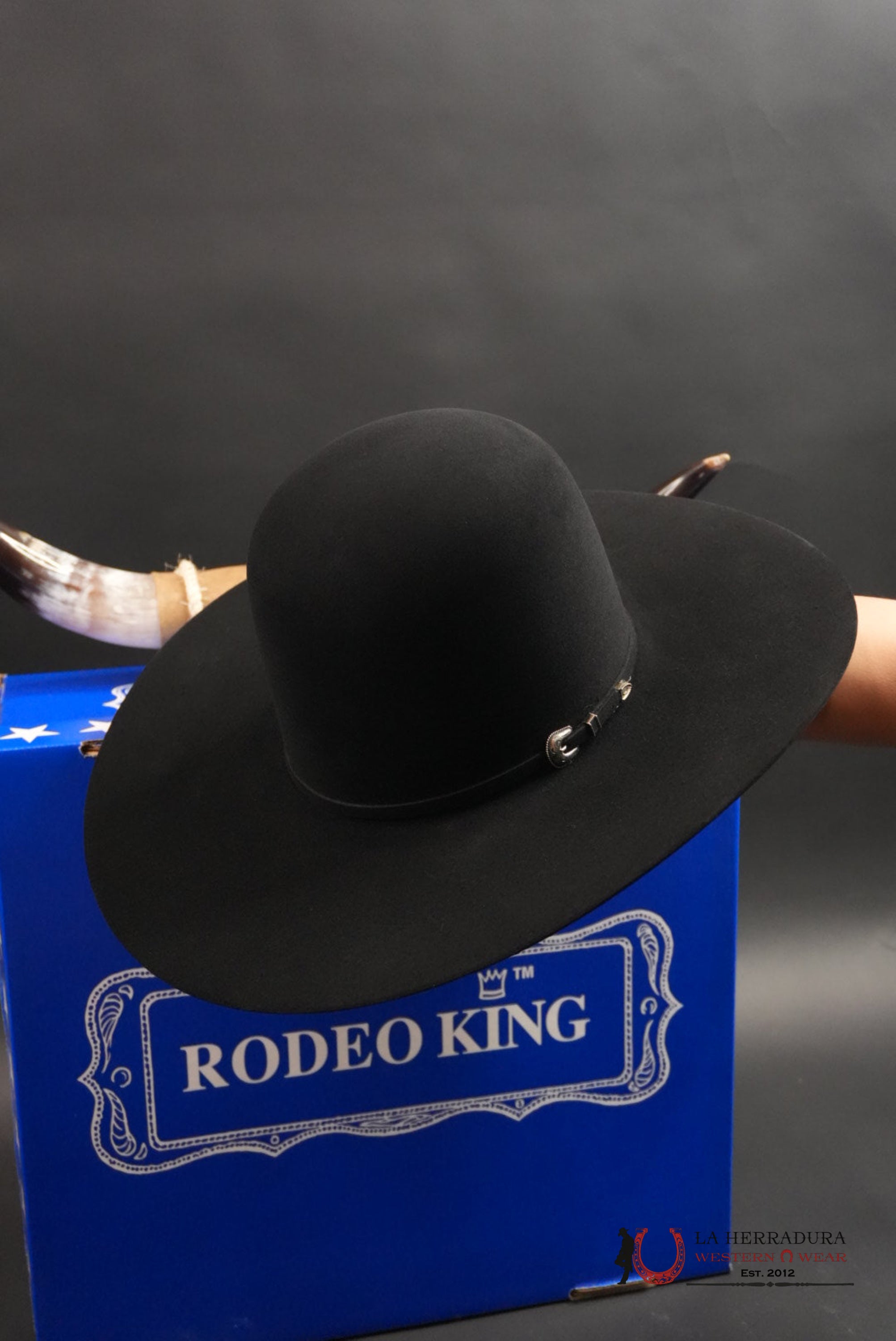 RODEO KING BLACK 30X OPEN CROWN