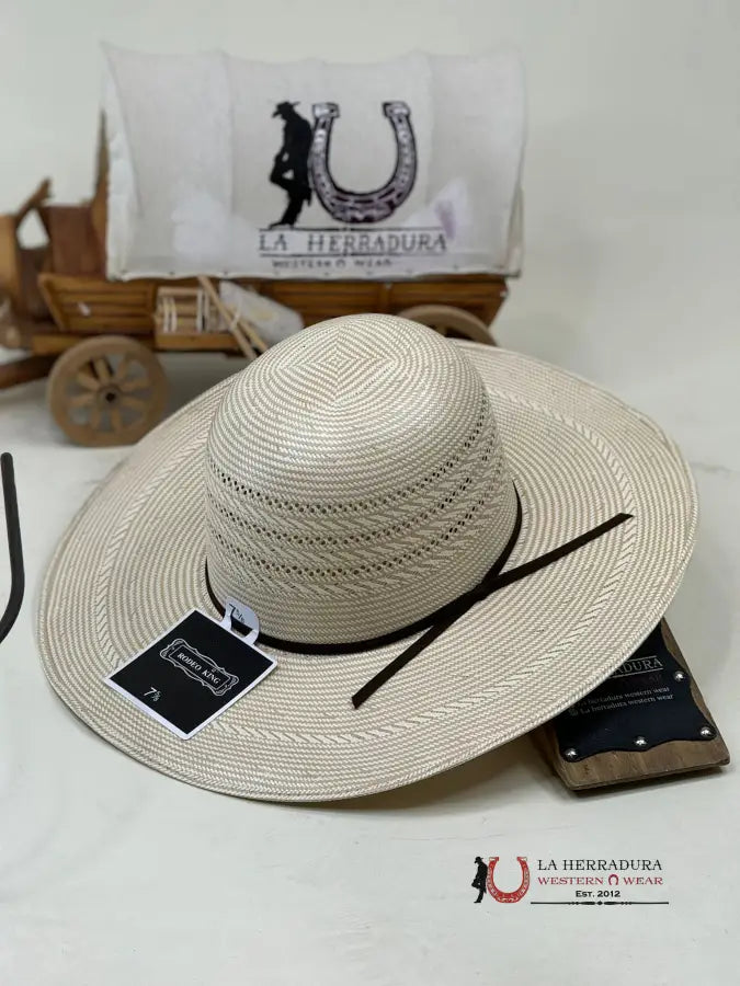 Rodeo King Open Crown Style 3 Straw Hat Tejana