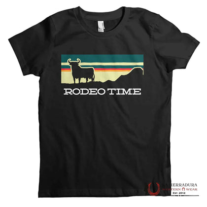 RODEO TIME KIDS -BULL IN THE DISTANCE