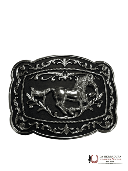 ROUND HORSE BLACK INSIDE RAMAS BUCKLE