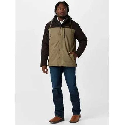 CHAQUETA DE GRANJA PARA HOMBRE CINCH MARRÓN-MWJ1574002
