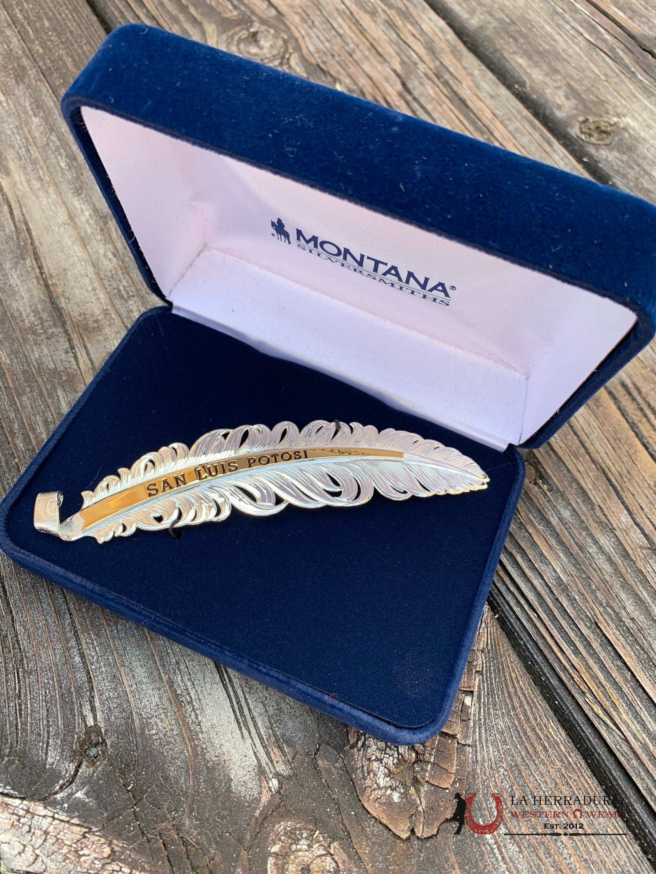 Montana Hat Feather Plata San Luis Potosi Accesorios