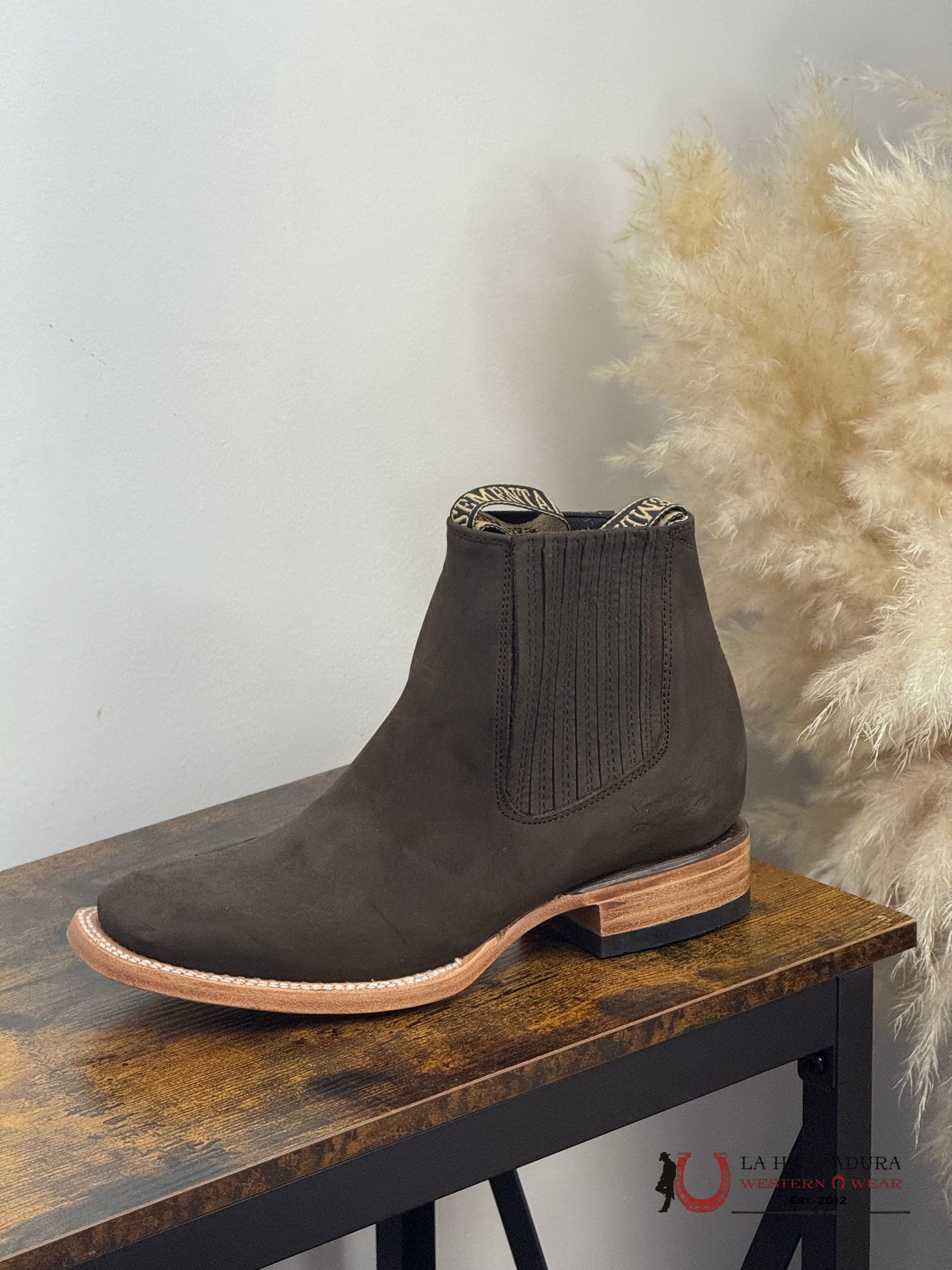 SEMENTAL SHORT BOOT RODEO NOBUCK BROWN -RSBA4082 BOTAS HOMBRES