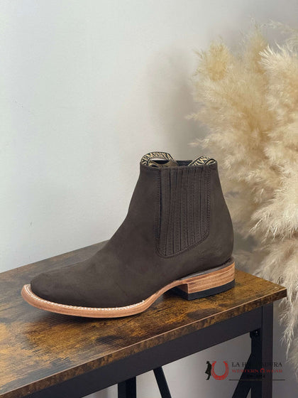 BOTA CORTA RODEO DE NOBUCK CAFÉ SEMENTAL -RSBA4082