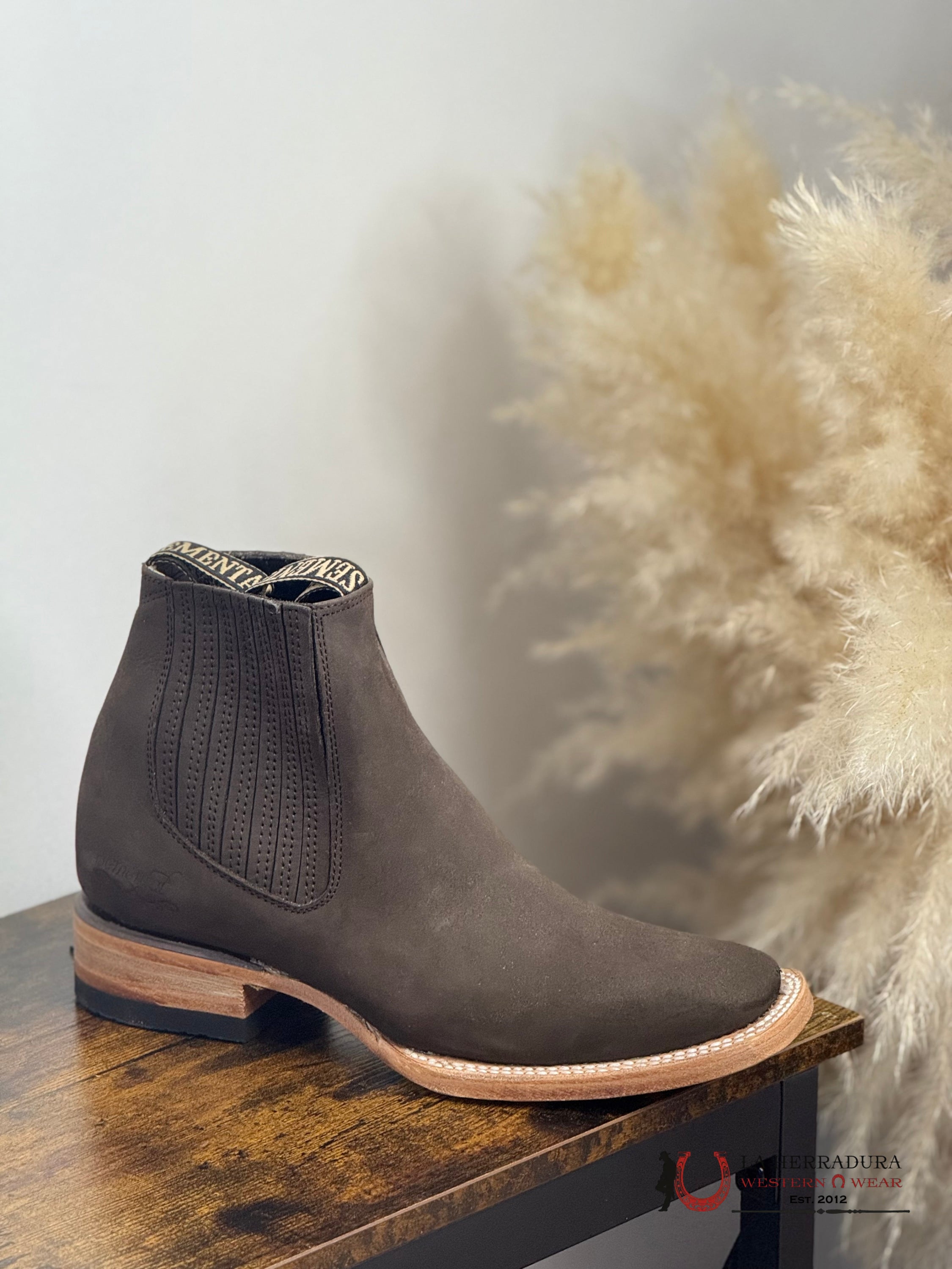 SEMENTAL SHORT BOOT RODEO NOBUCK BROWN -RSBA4082 BOTAS HOMBRES