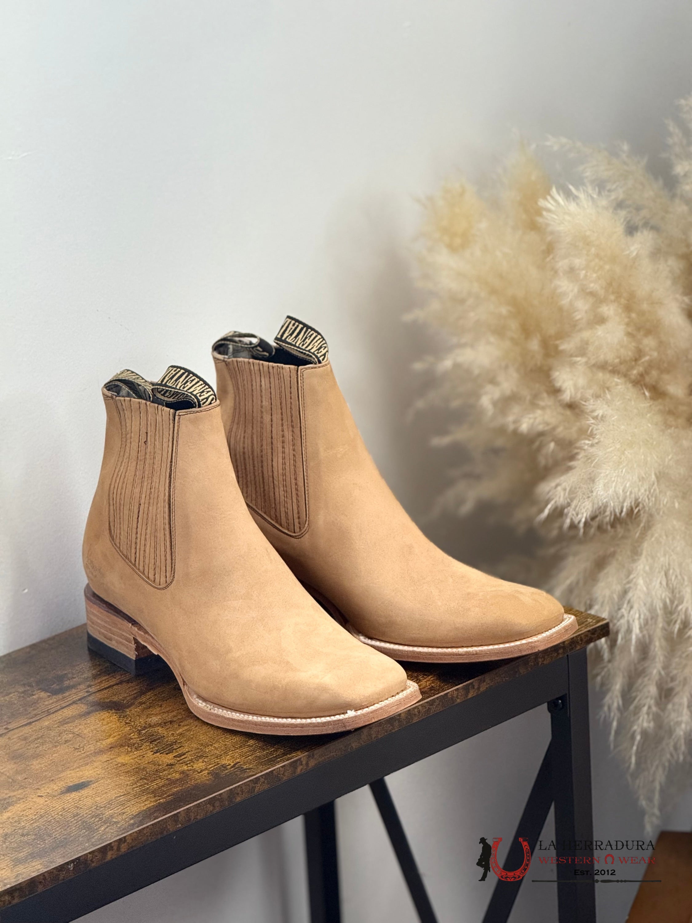 SEMENTAL SHORT BOOT RODEO NOBUCK TOBACCO -RSBA4086 BOTAS HOMBRES