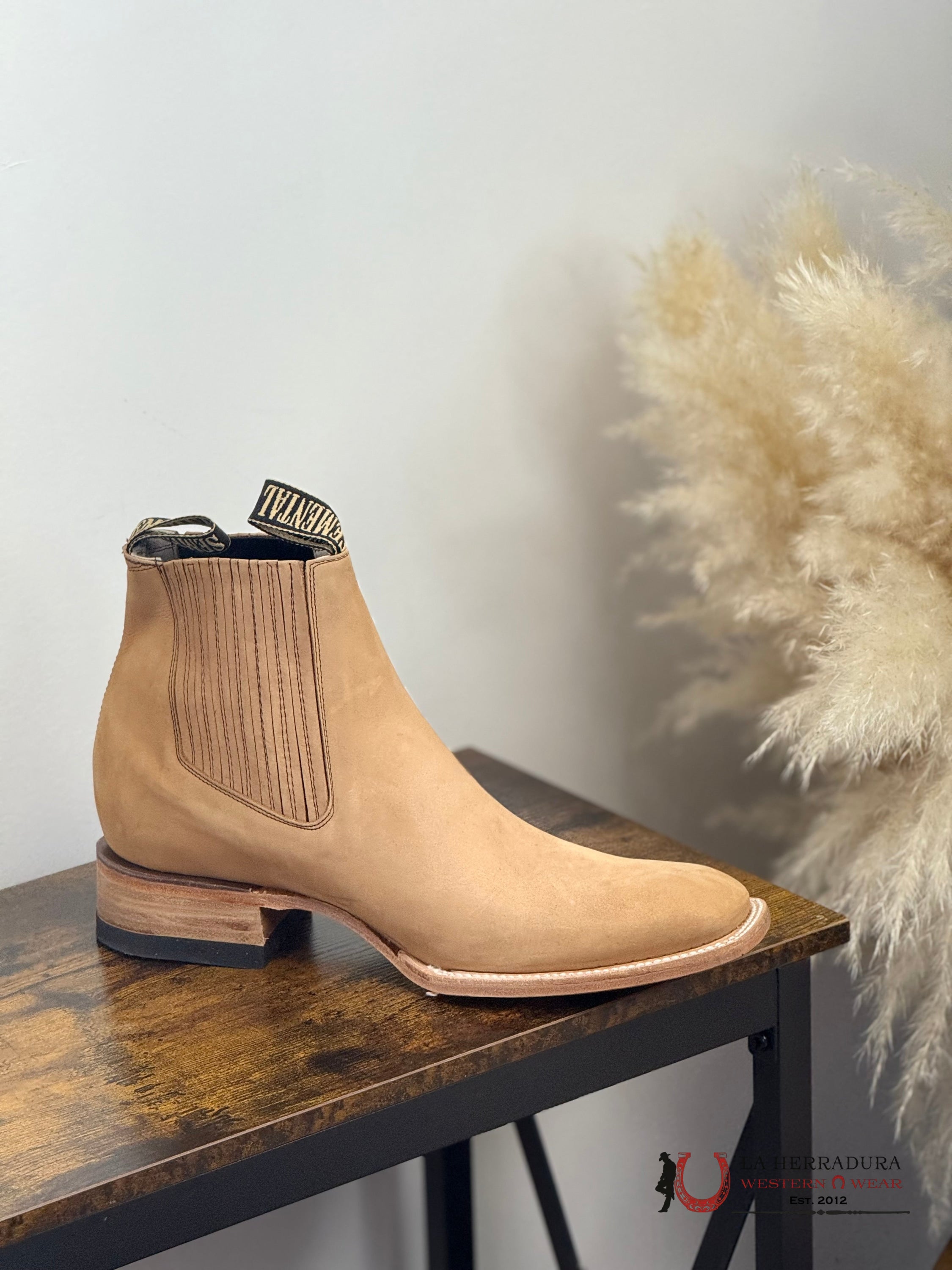 SEMENTAL SHORT BOOT RODEO NOBUCK TOBACCO -RSBA4086 BOTAS HOMBRES