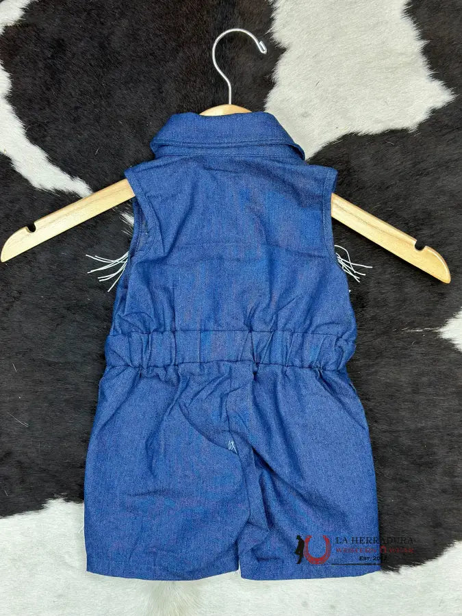 Shea Baby Denim Vintage Romper Niños