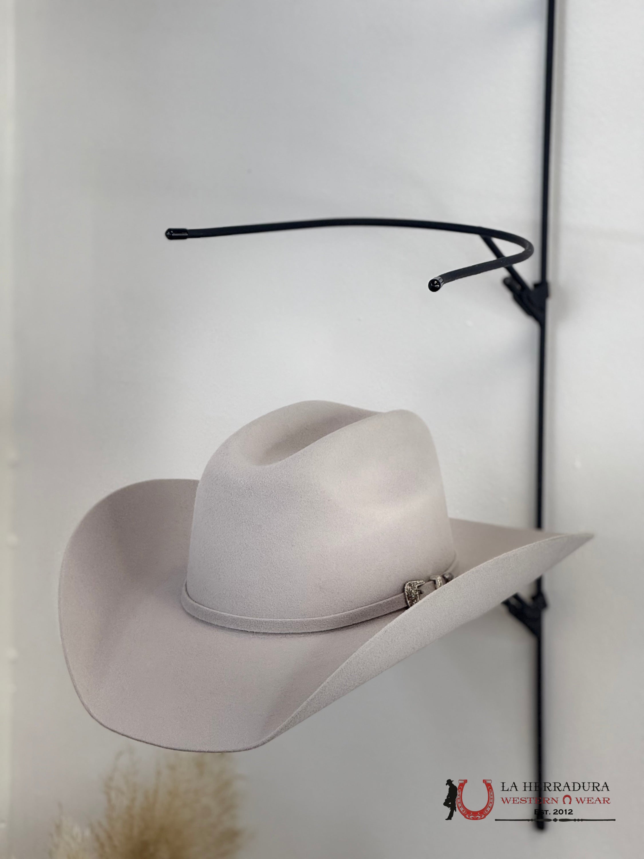 SILVER GREY BULLHIDE 8X COWBOY FELT HAT TEJANA