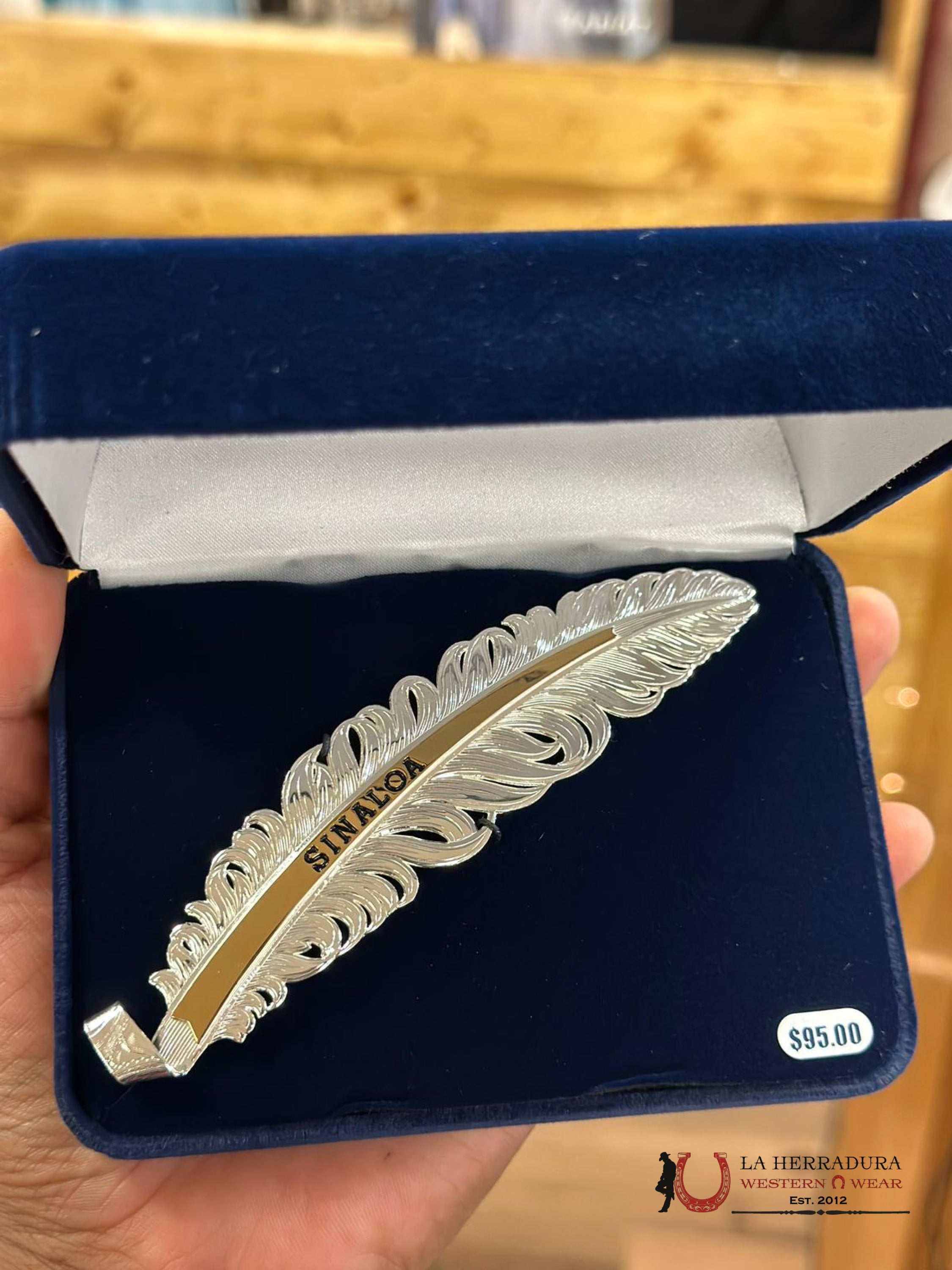 Montana Hat Feather Plata Sinaloa Accesorios