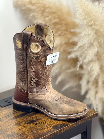 SMOKY MOUNTAIN BOOTS RUSTIC BROWN NATURAL TUBE