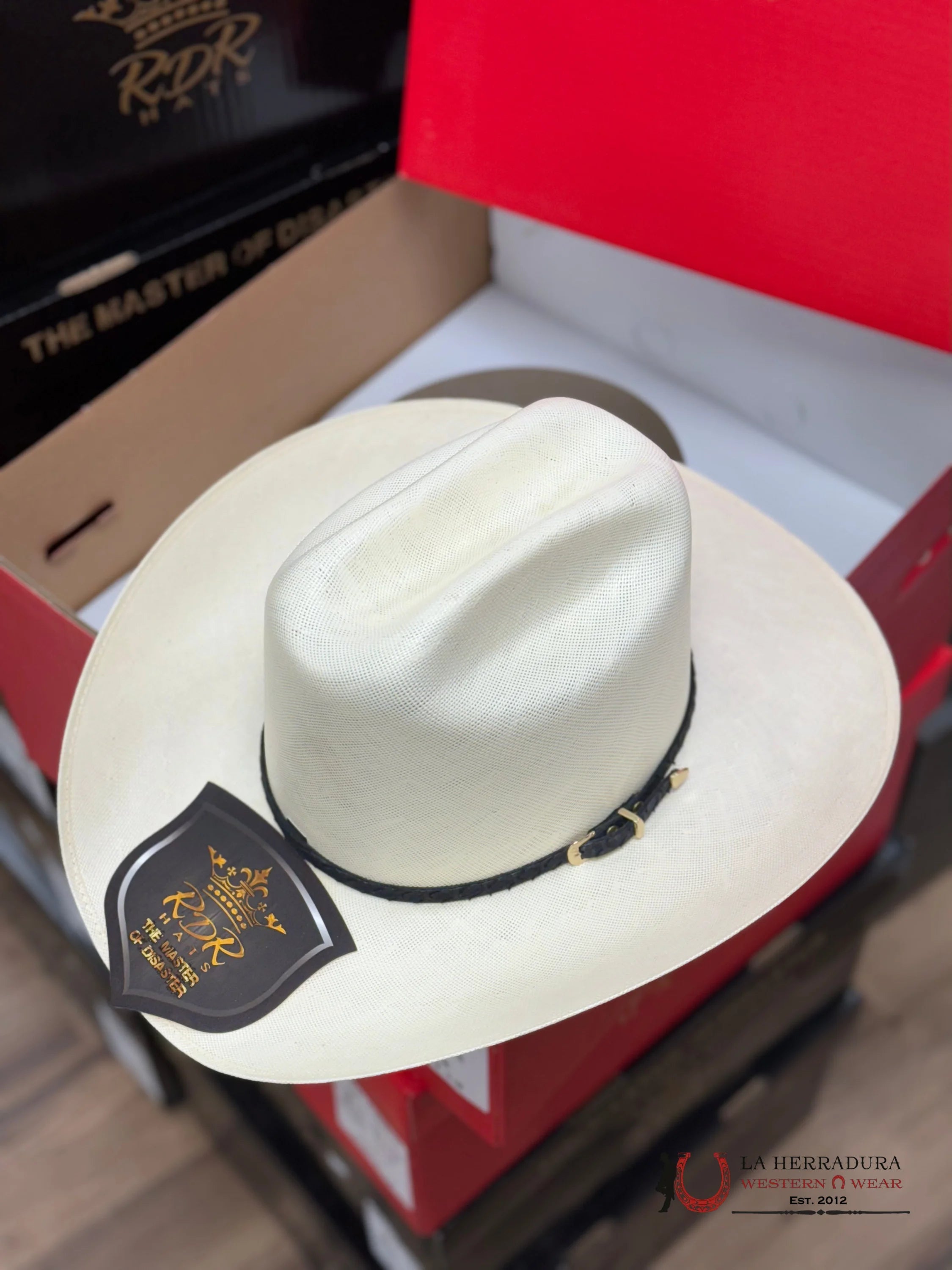 Sombrero Rdr Premium 1000X Copa Alta Natural 3 1/2 Tejana