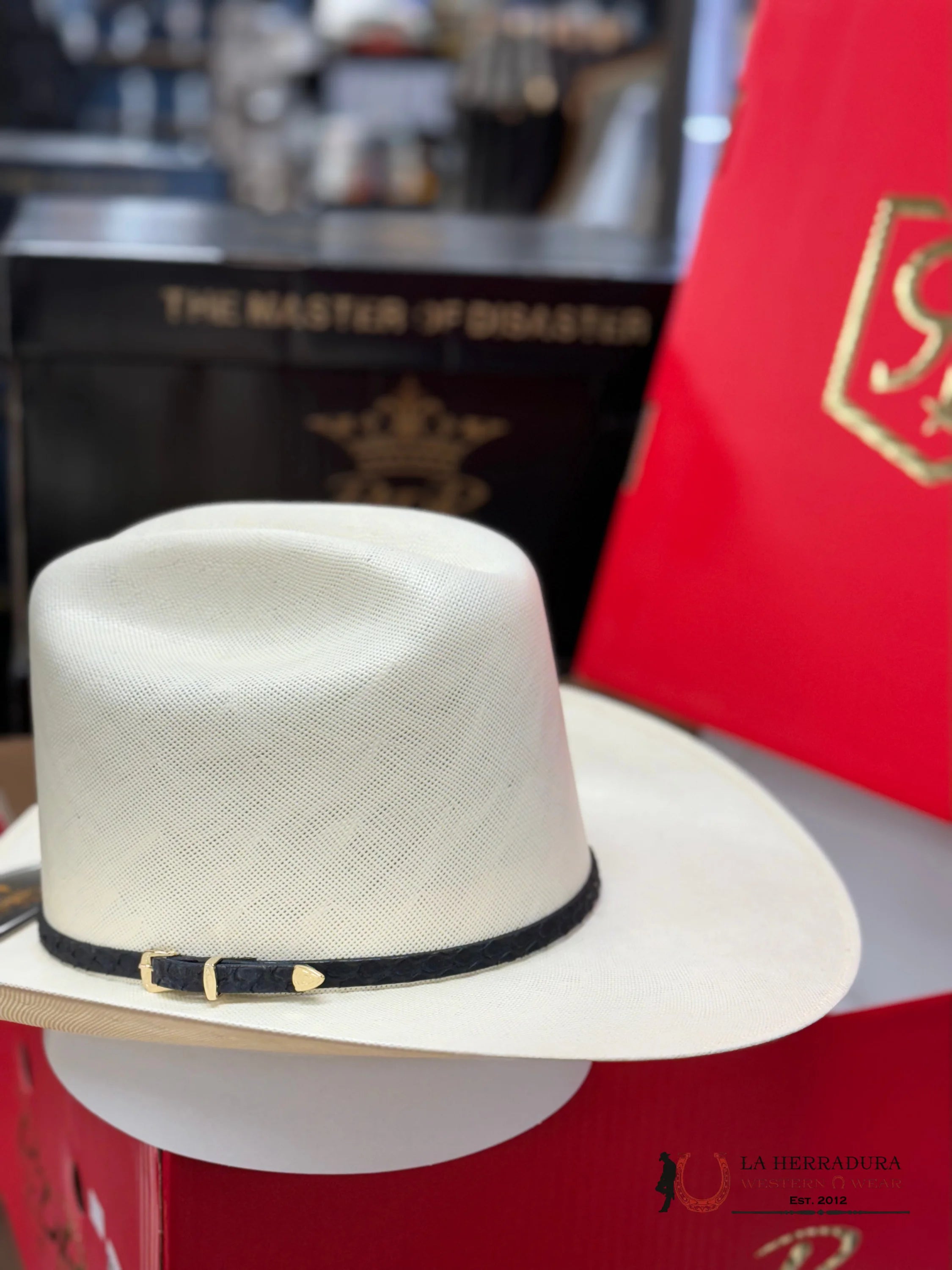 Sombrero Rdr Premium 1000X Copa Alta Natural 3 1/2 Tejana