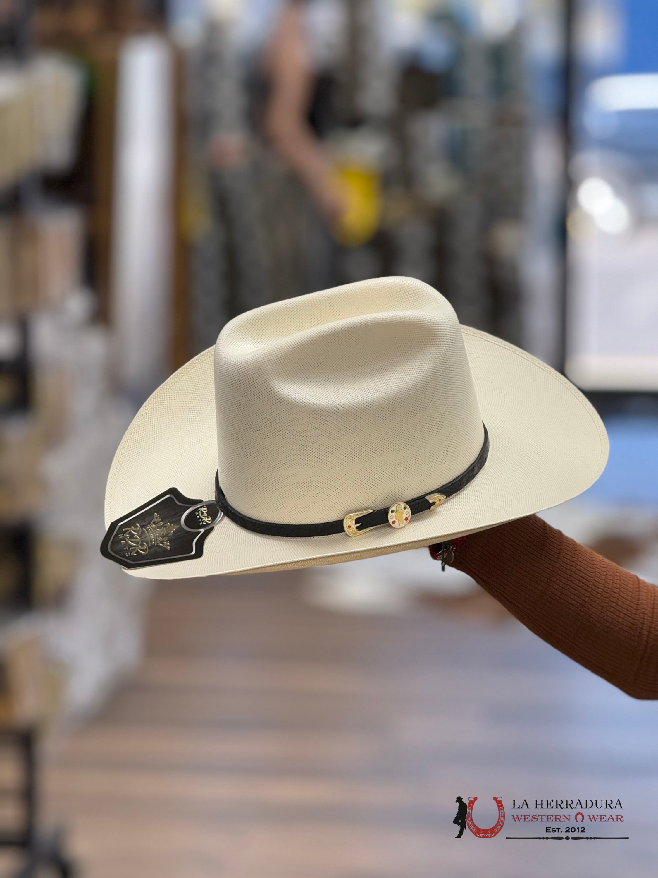 Sombrero San Judasrdr 100X Premium Copa Alta Natural 3 1/2 Sinaloa Tejana