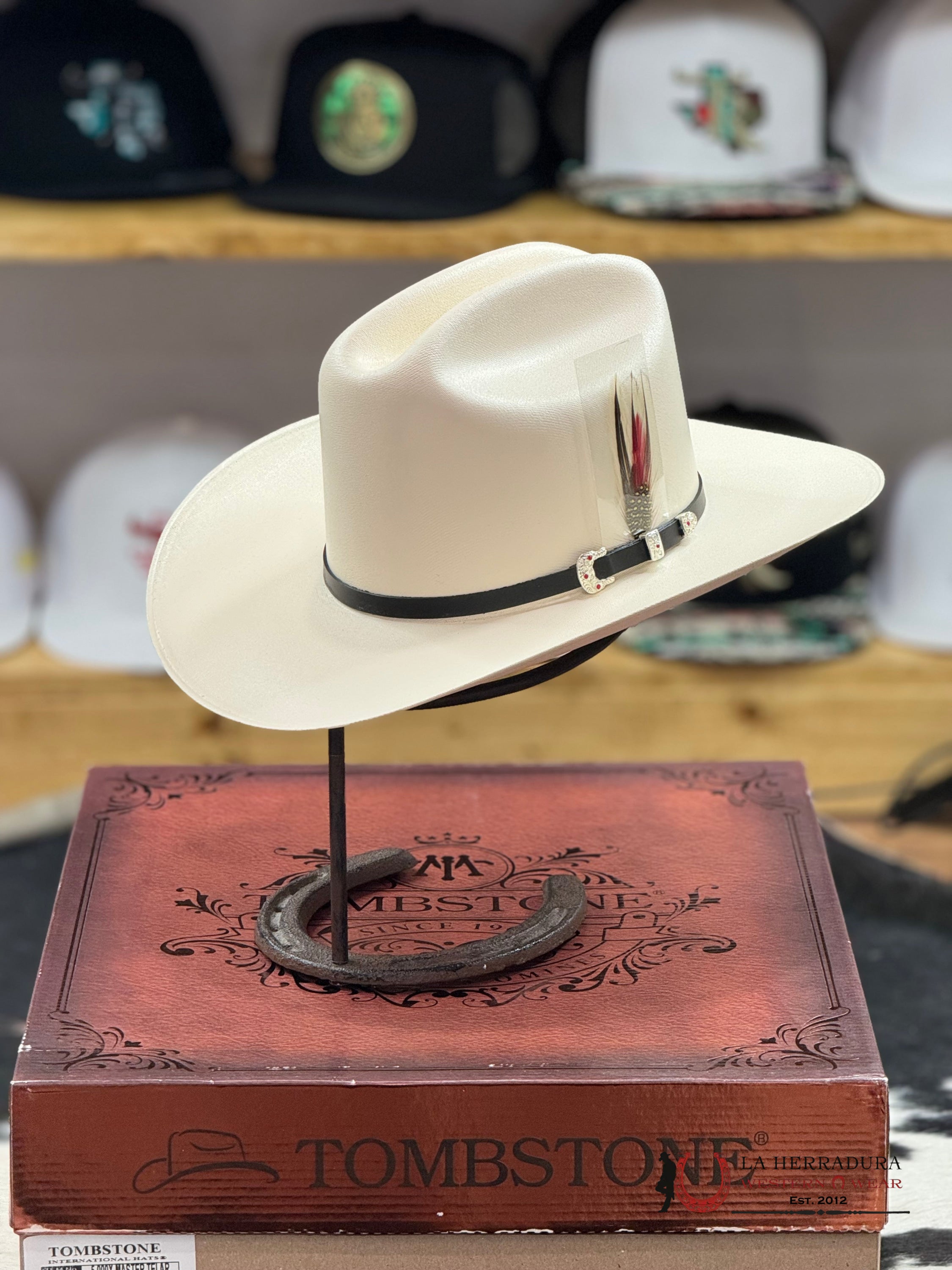 Sombrero Tombstone 5000X Copa Alta Johnson Regular Natural 3 1/2 Tejana